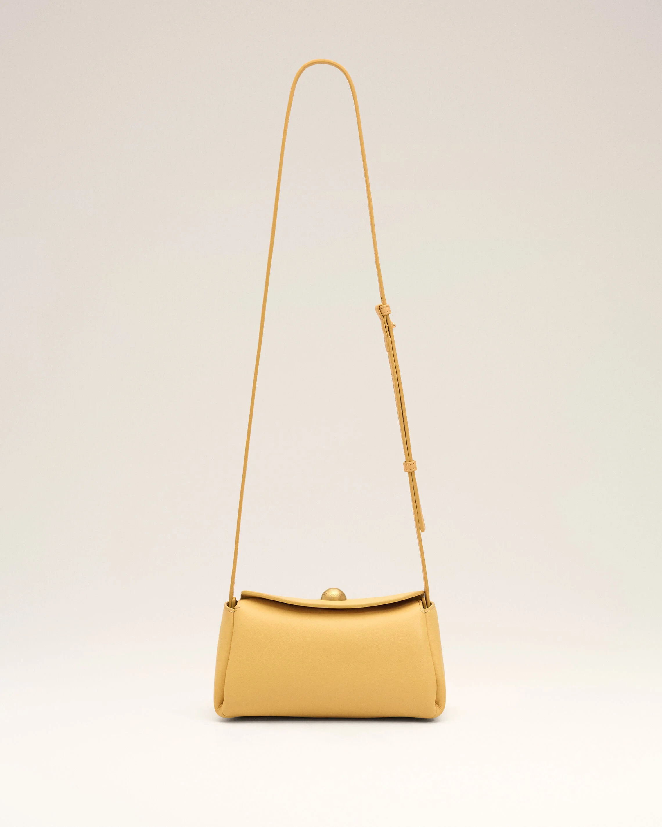 MINI YELLOW COW LEATHER CARROUSEL BAG - 1