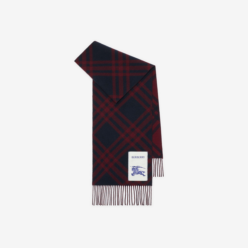 Check Cashmere Scarf 1