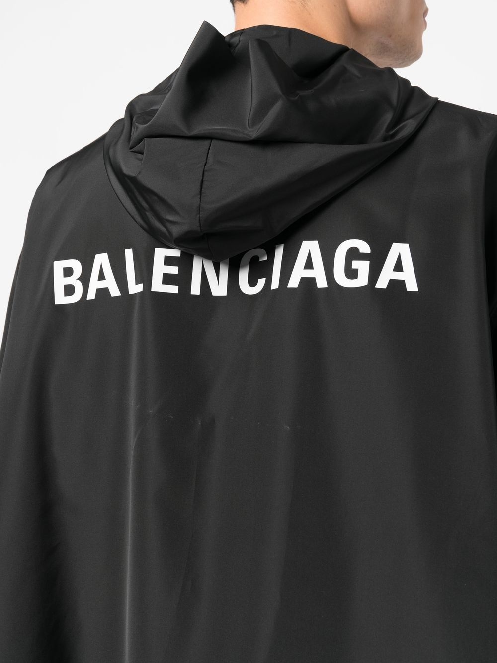 アウターその他 BALENCIAGA SS22 LOGO PRINT WINDBREAKER (681428_TLO065630) Balenciaga Logo Zip-Up Windbreaker Jacket | eBay