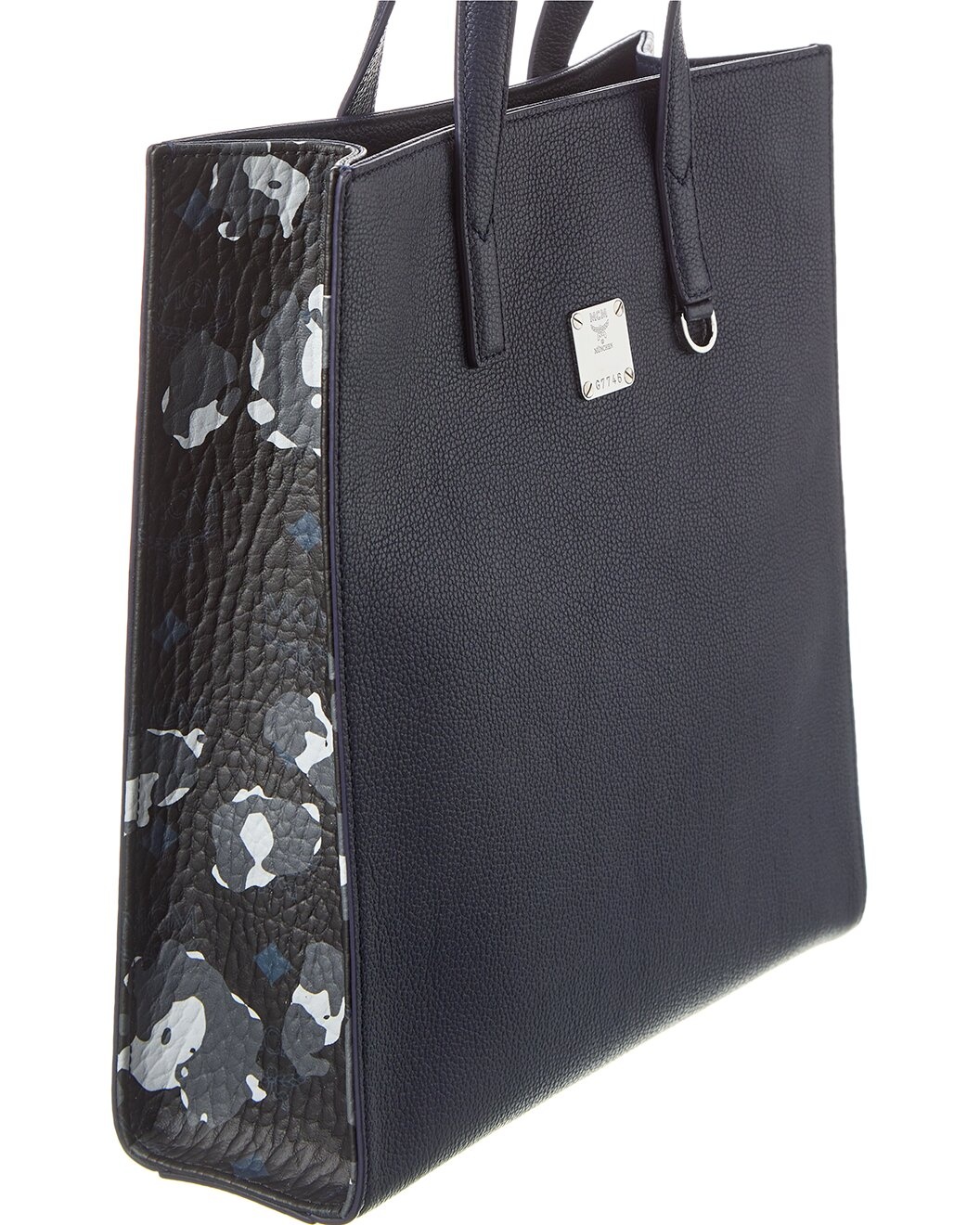 MCM Camo Leather Messenger Bag - 3