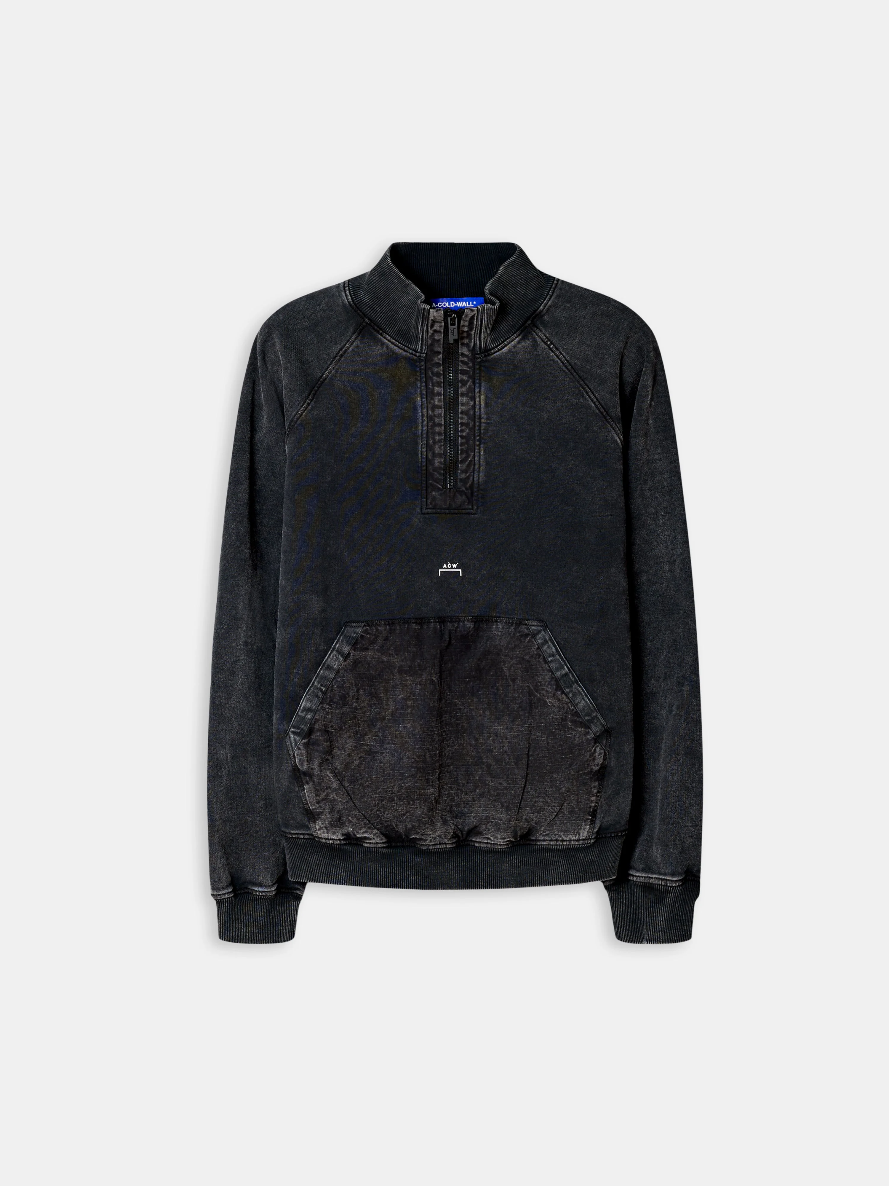 Padstow 1/4 Zip Sweatshirt Onyx - 1