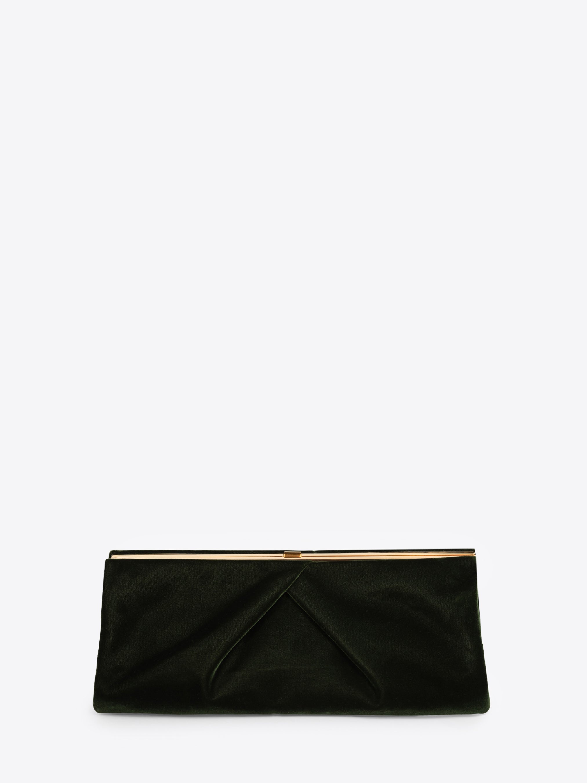 PLEATED VELVET CLUTCH - 2
