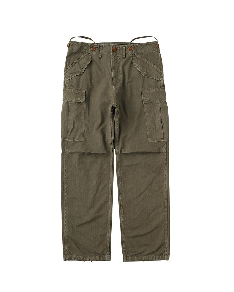 visvim EIGER SANCTION PANTS OLIVE - 0522905008002 | REVERSIBLE