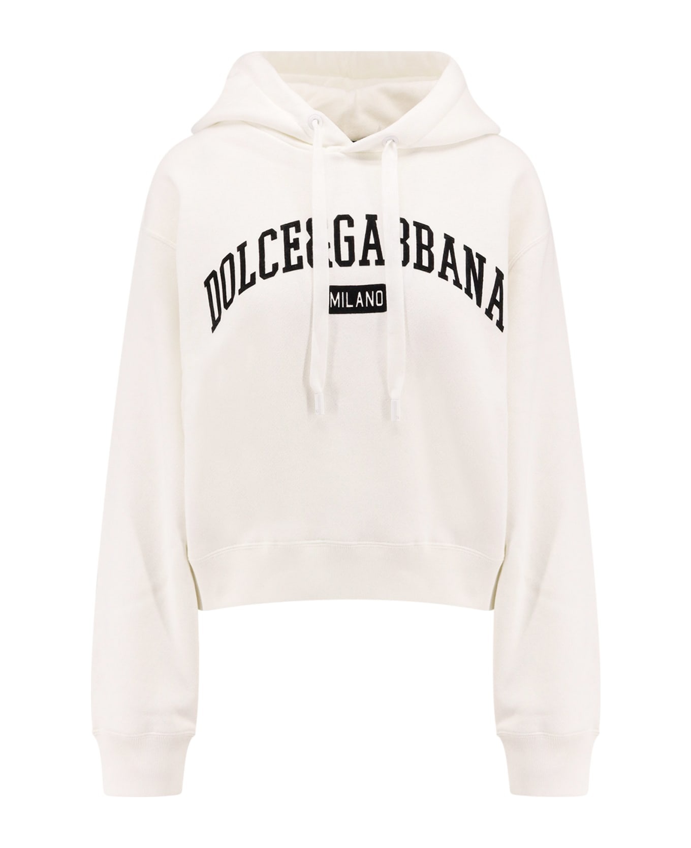 Logo Printed Drawstring Hoodie - 1