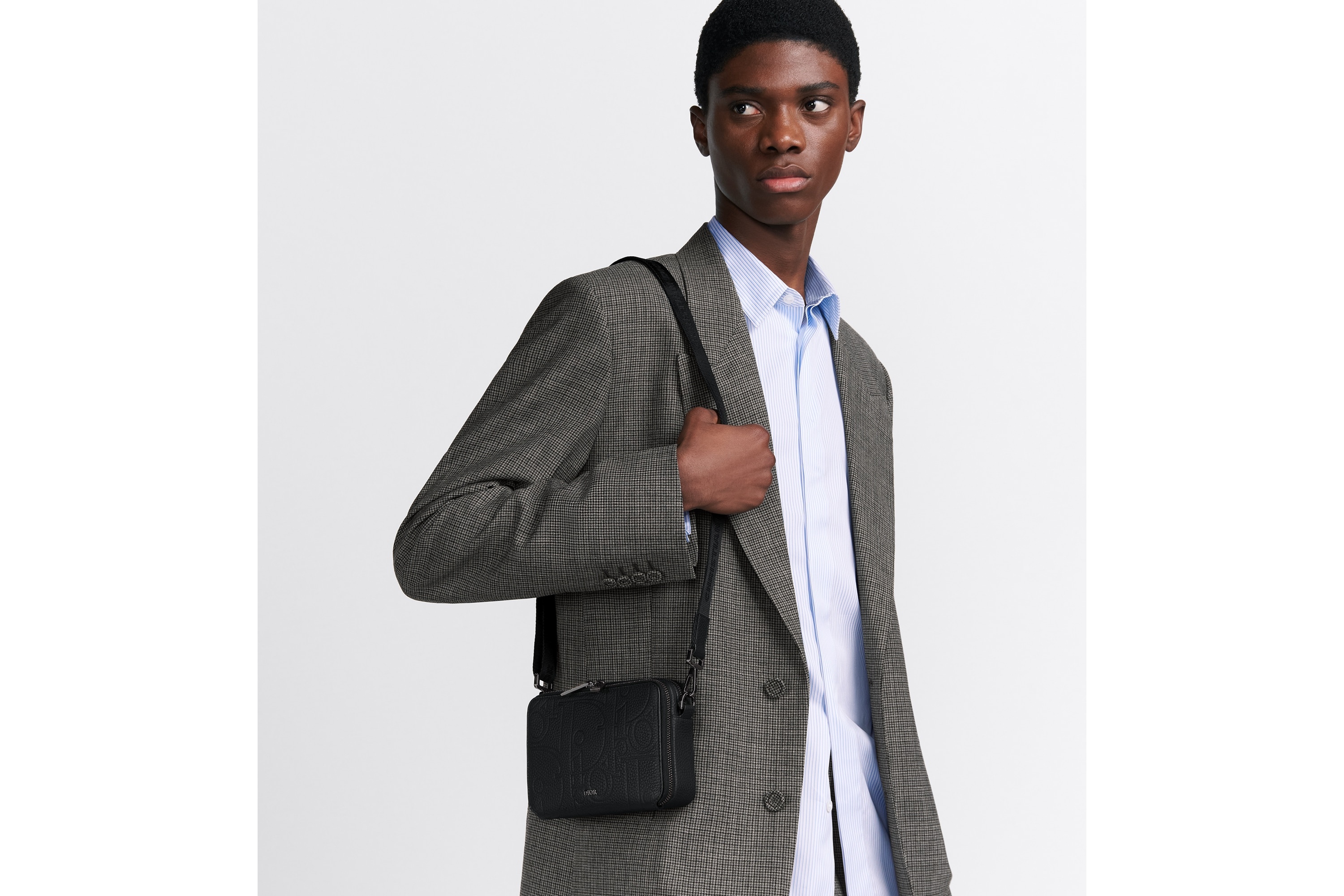 Dior Zipped Pouch with Strap | REVERSIBLE