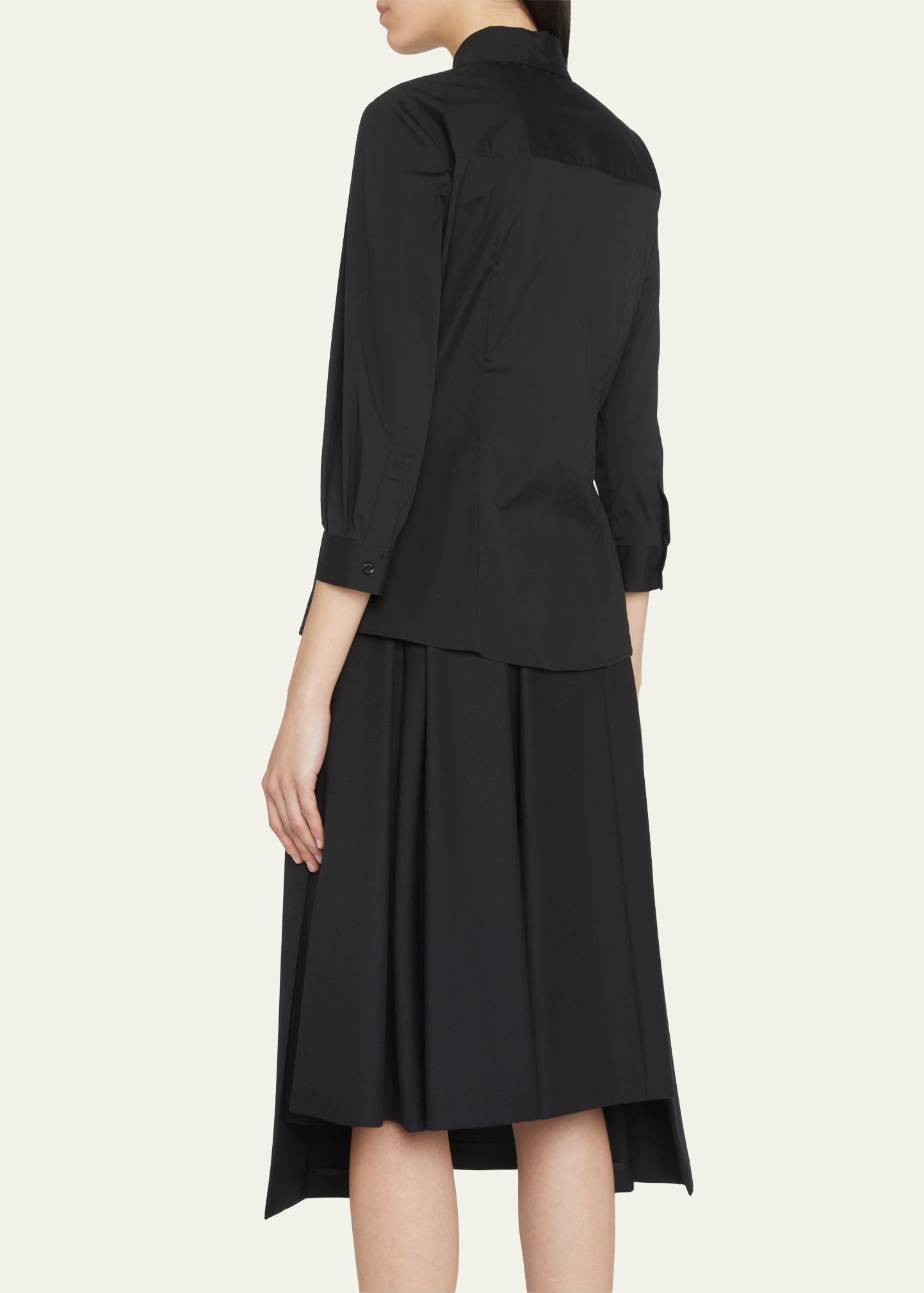 Classic Cotton Button-Front Shirt - 3