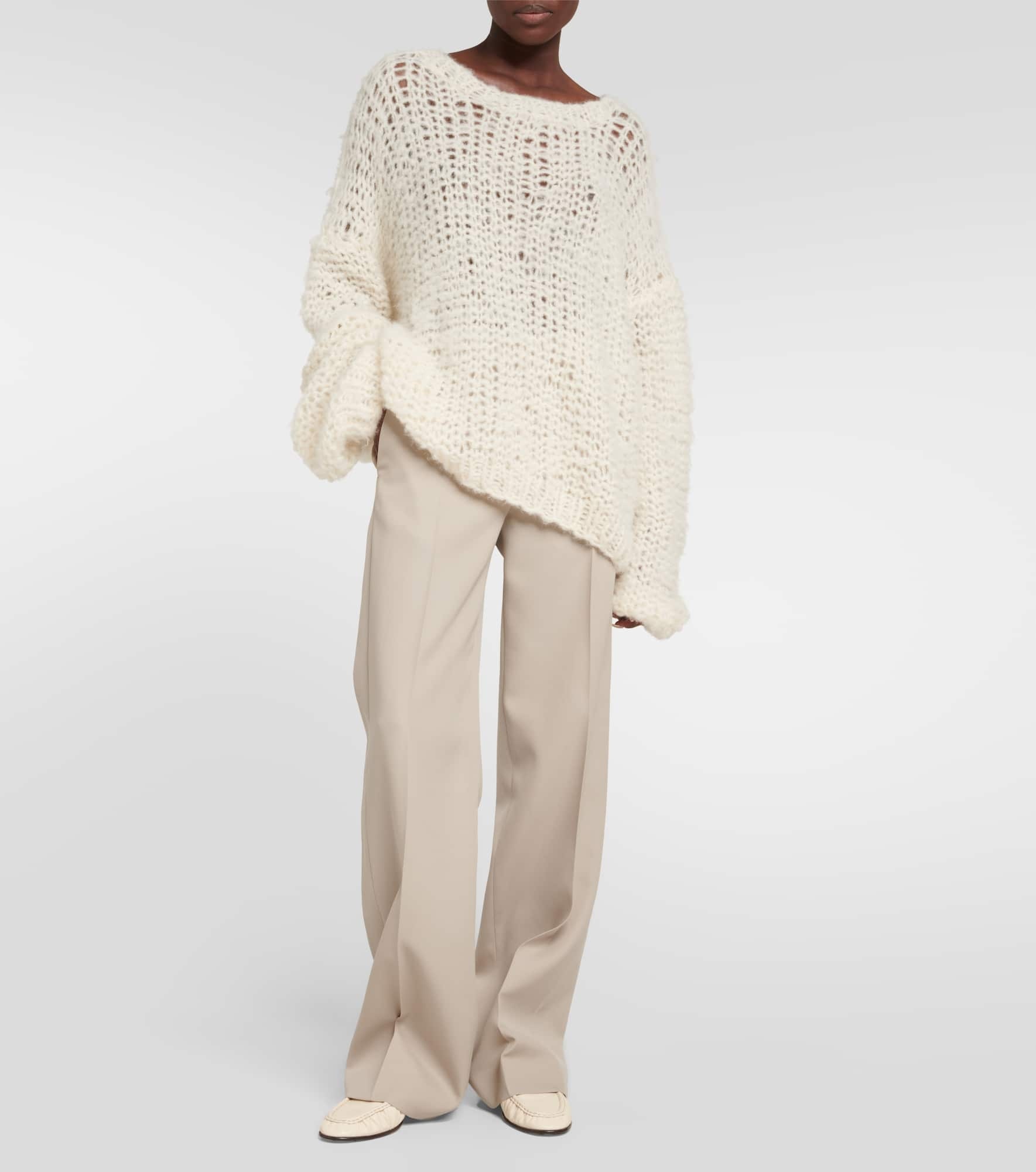 High-rise straight wool pants - 2
