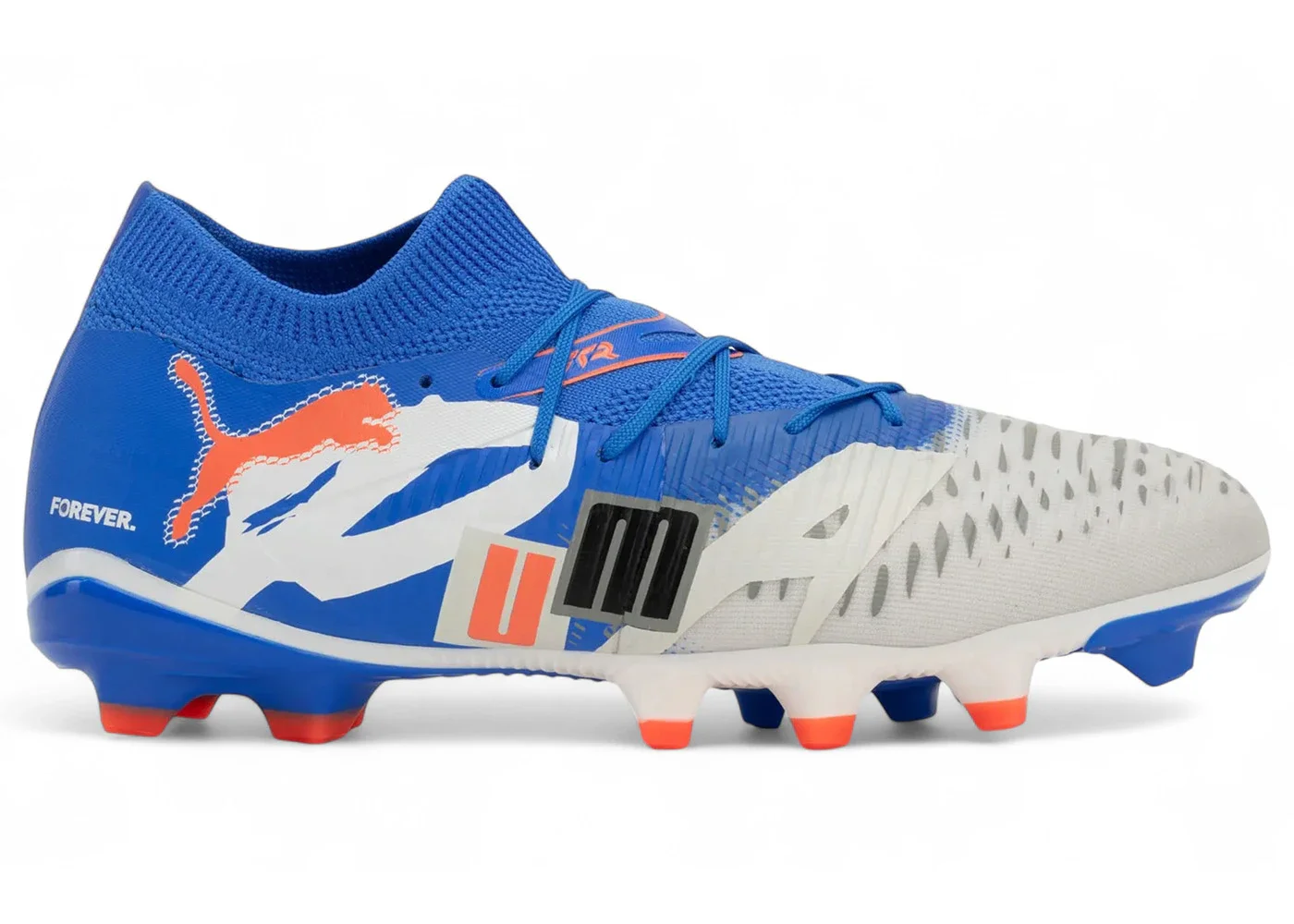 Puma Future 8 Match Forever FG/AG White Ultra Blue Feather Gray Black Glowing Red - 1