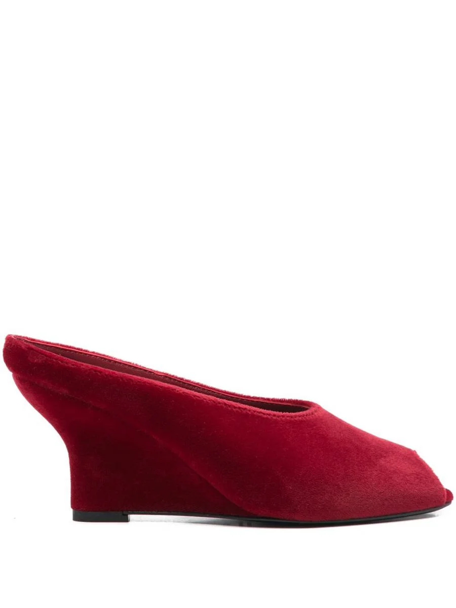 TOTEME Velvet Mules - 1