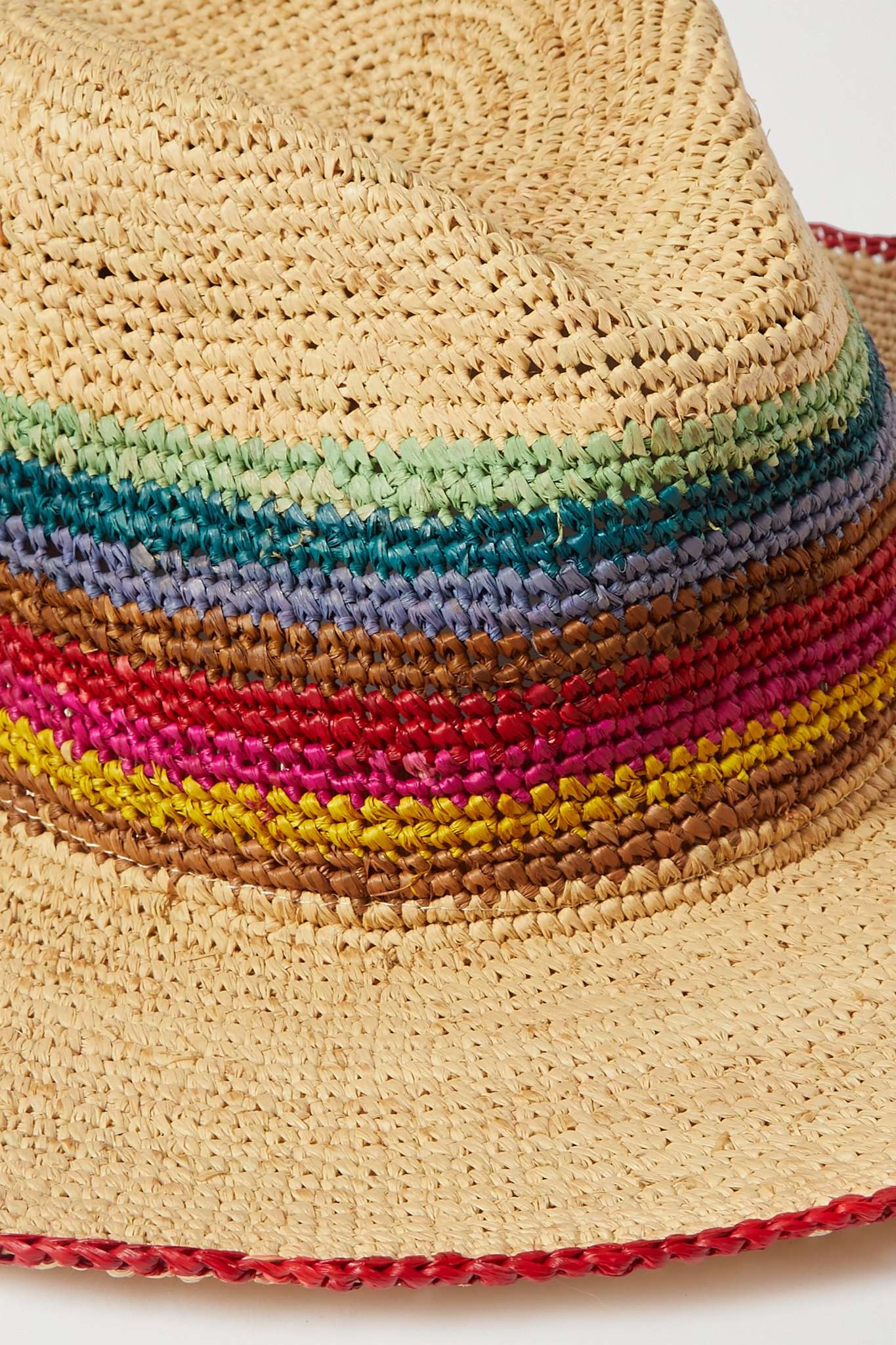 Striped straw hat - 3