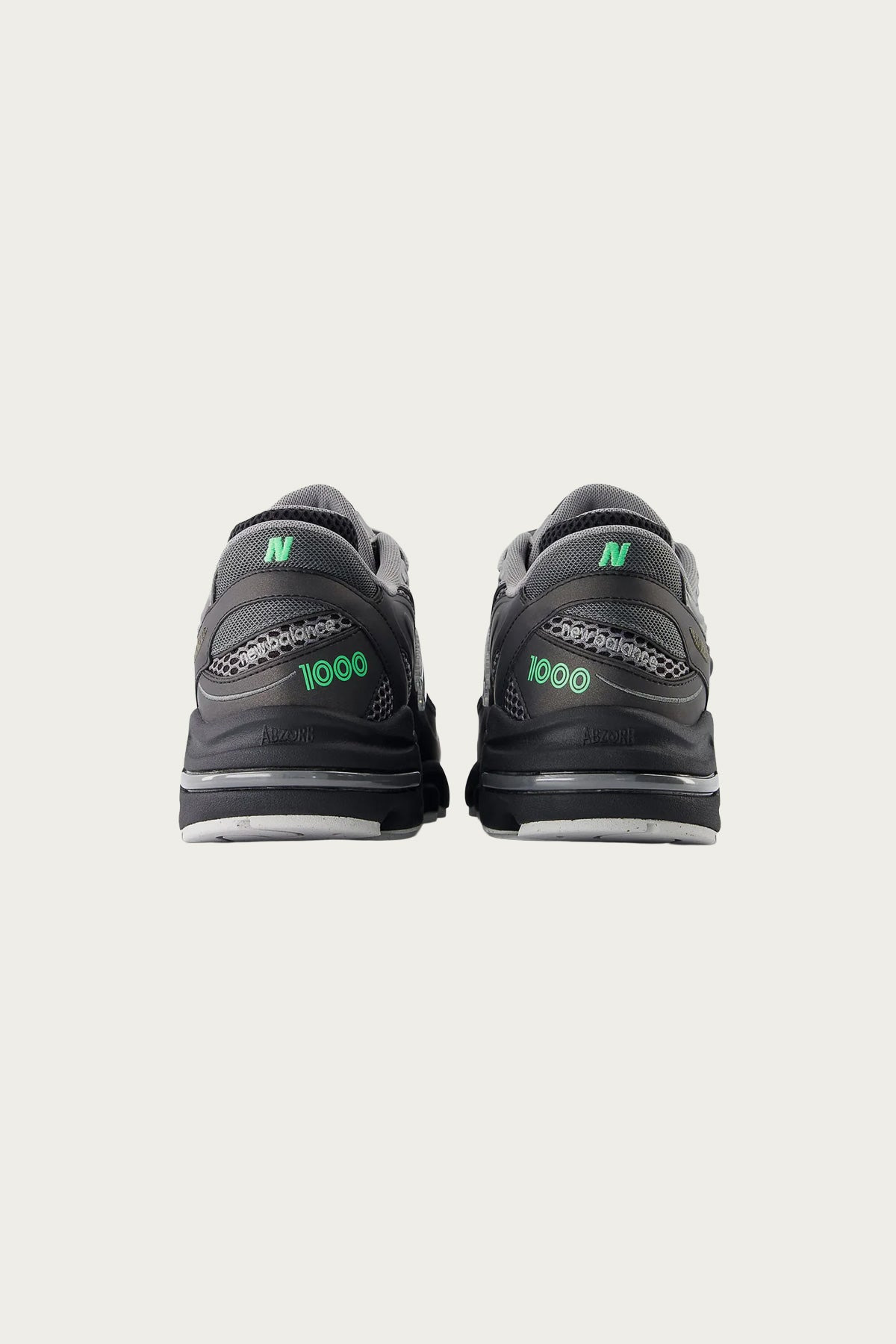 1000 - Black/Dark Silver Metallic/Lime Leaf - 3