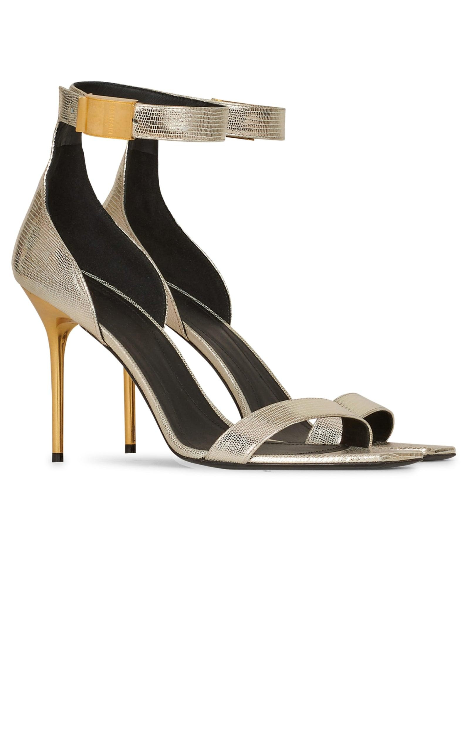 Reptile-effect Uma Sandals - 3