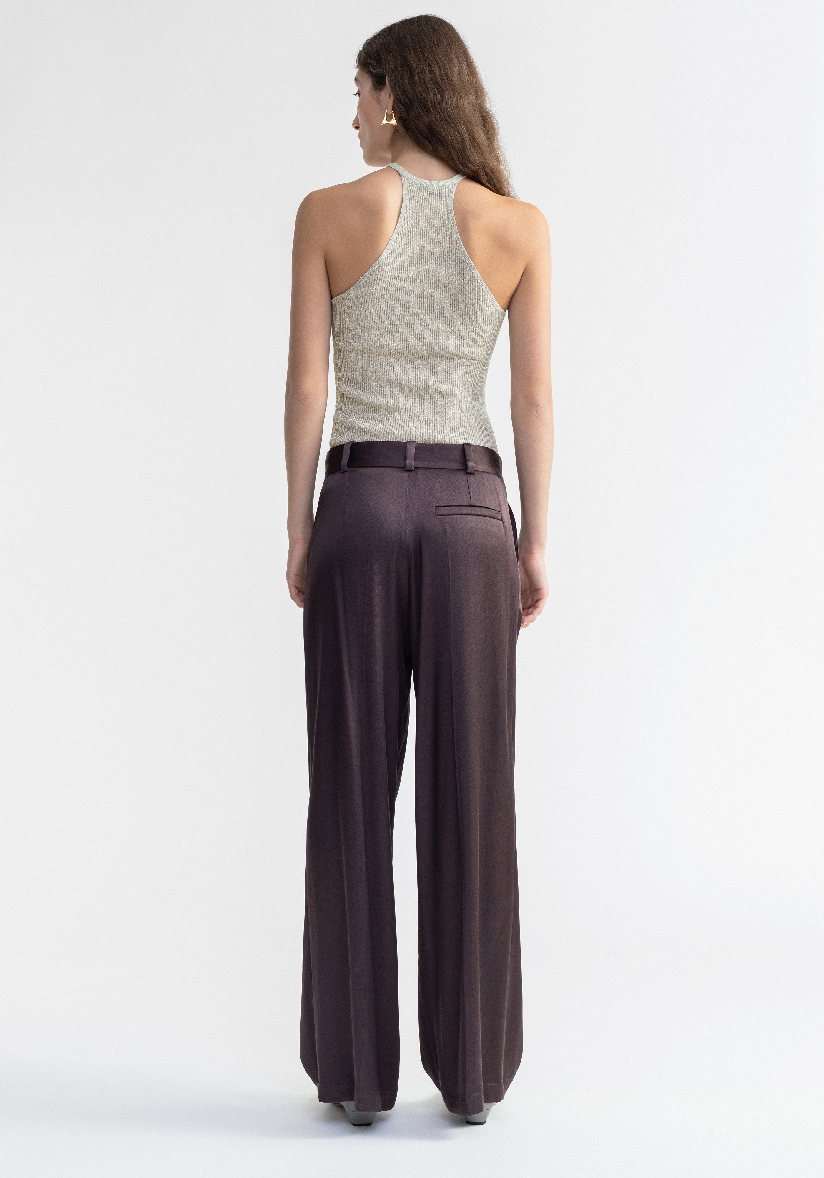 WELLEN
Satin wide-leg pants - 2