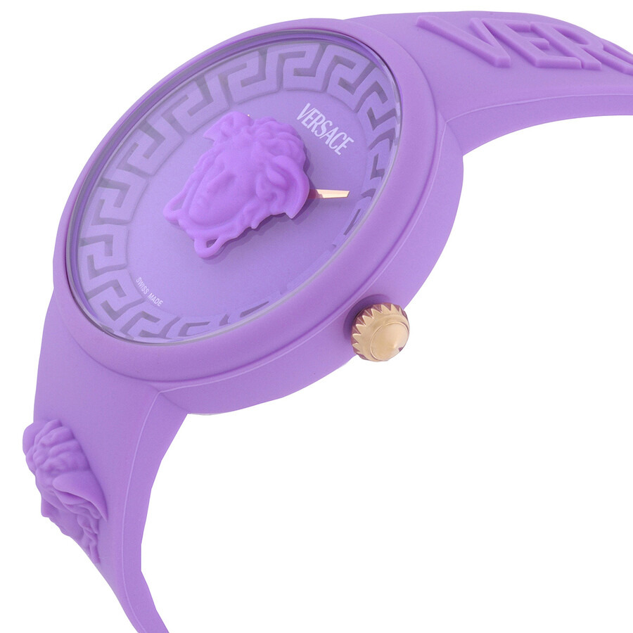 Versace Medusa Pop Quartz Purple Dial Ladies Watch VE8J00224 - 2
