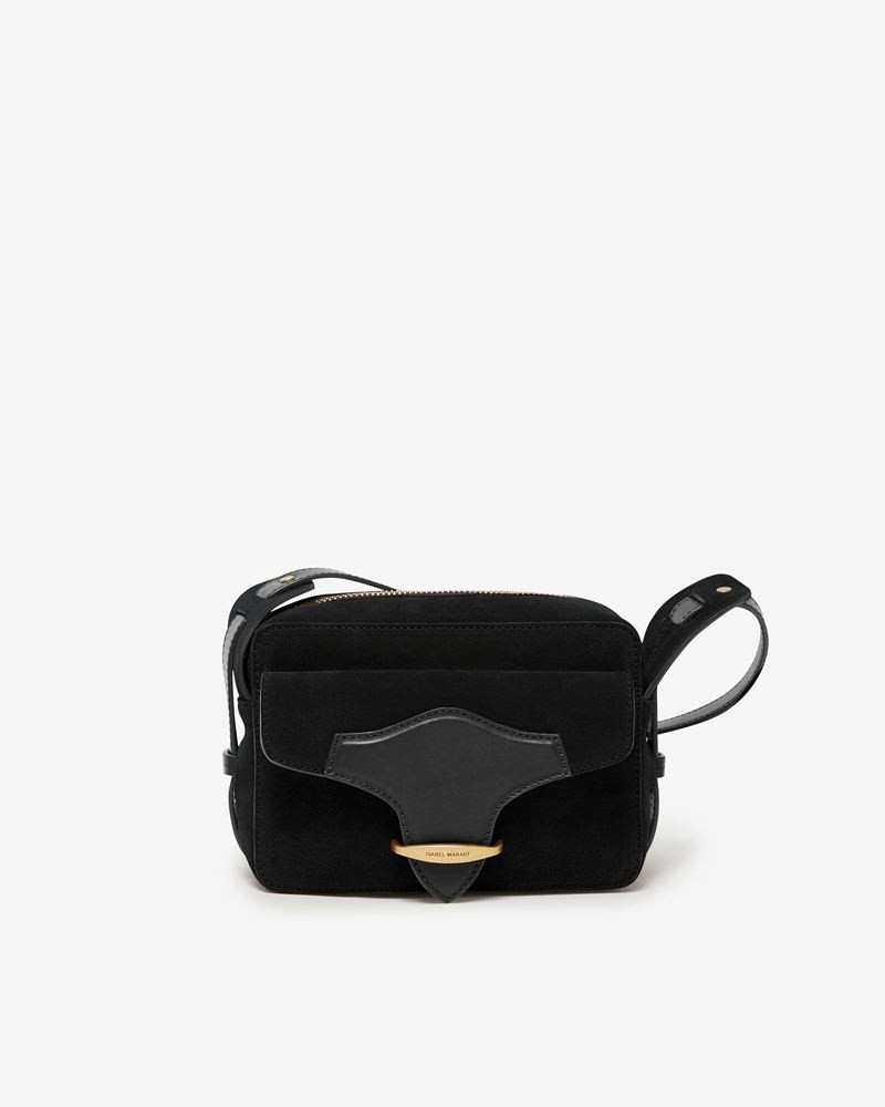 WASY CALF SUEDE LEATHER SHOULDER STRAP BAG 1