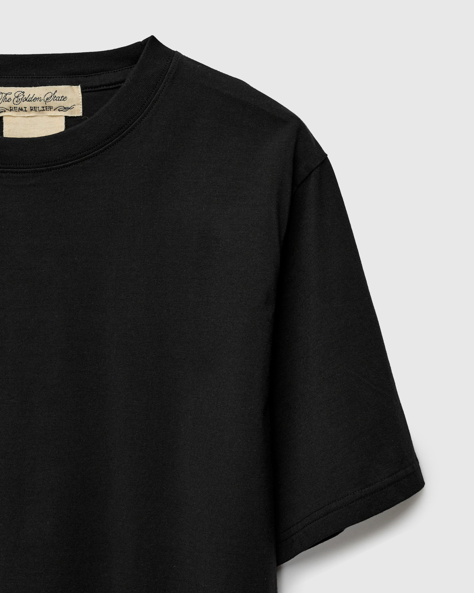 Jersey Regular T-Shirt in Black - 4