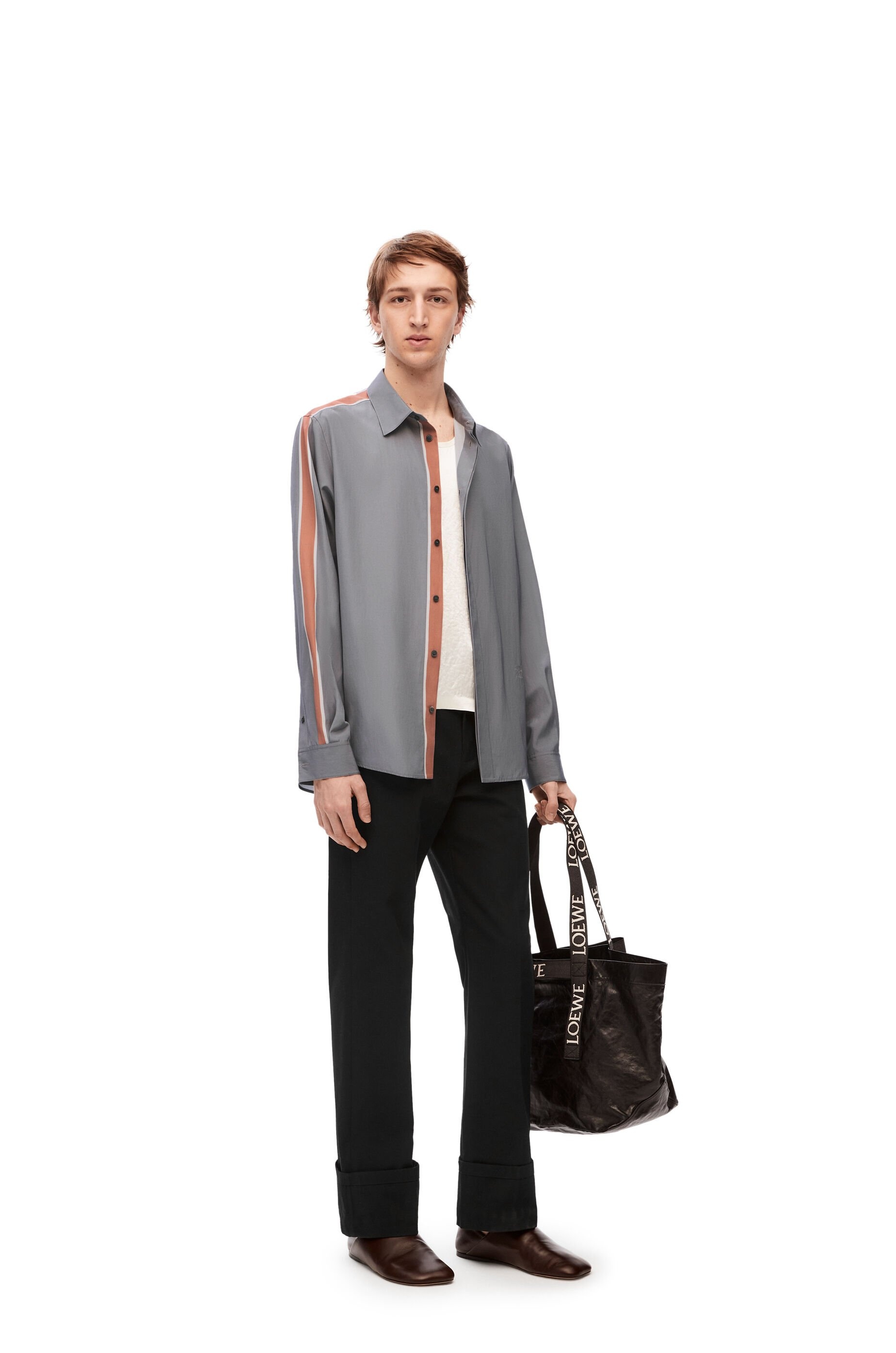 Fisherman turn-up trousers in cotton - 2