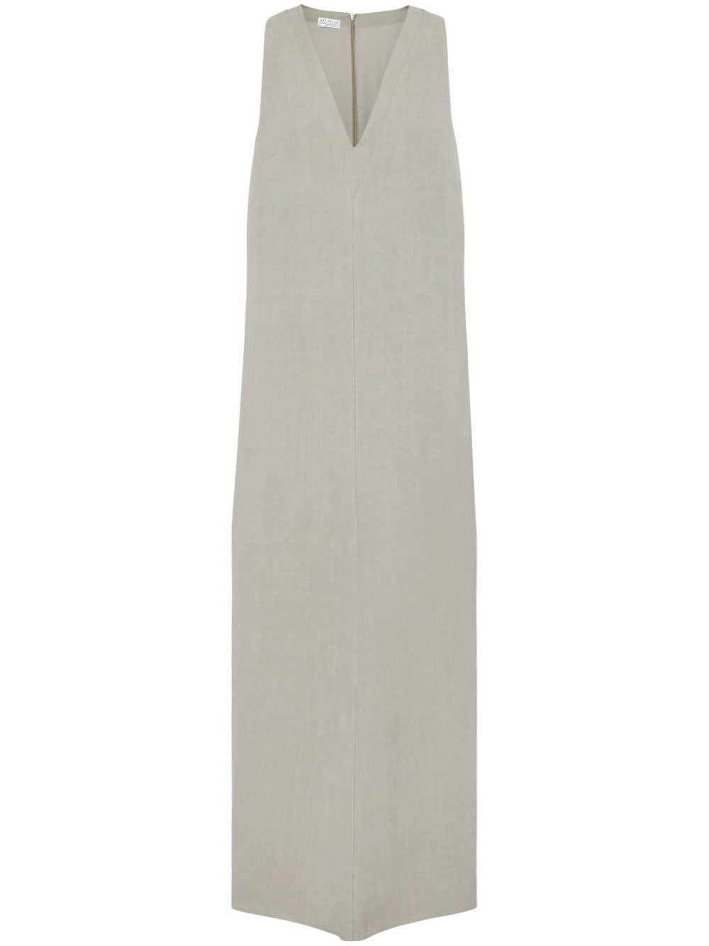 sleeveless maxi dress - 1