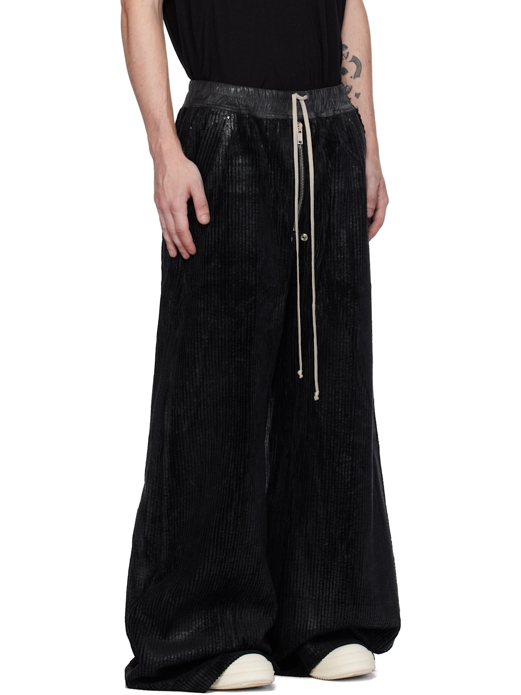 Black Porterville Geth Belas Trousers - 2