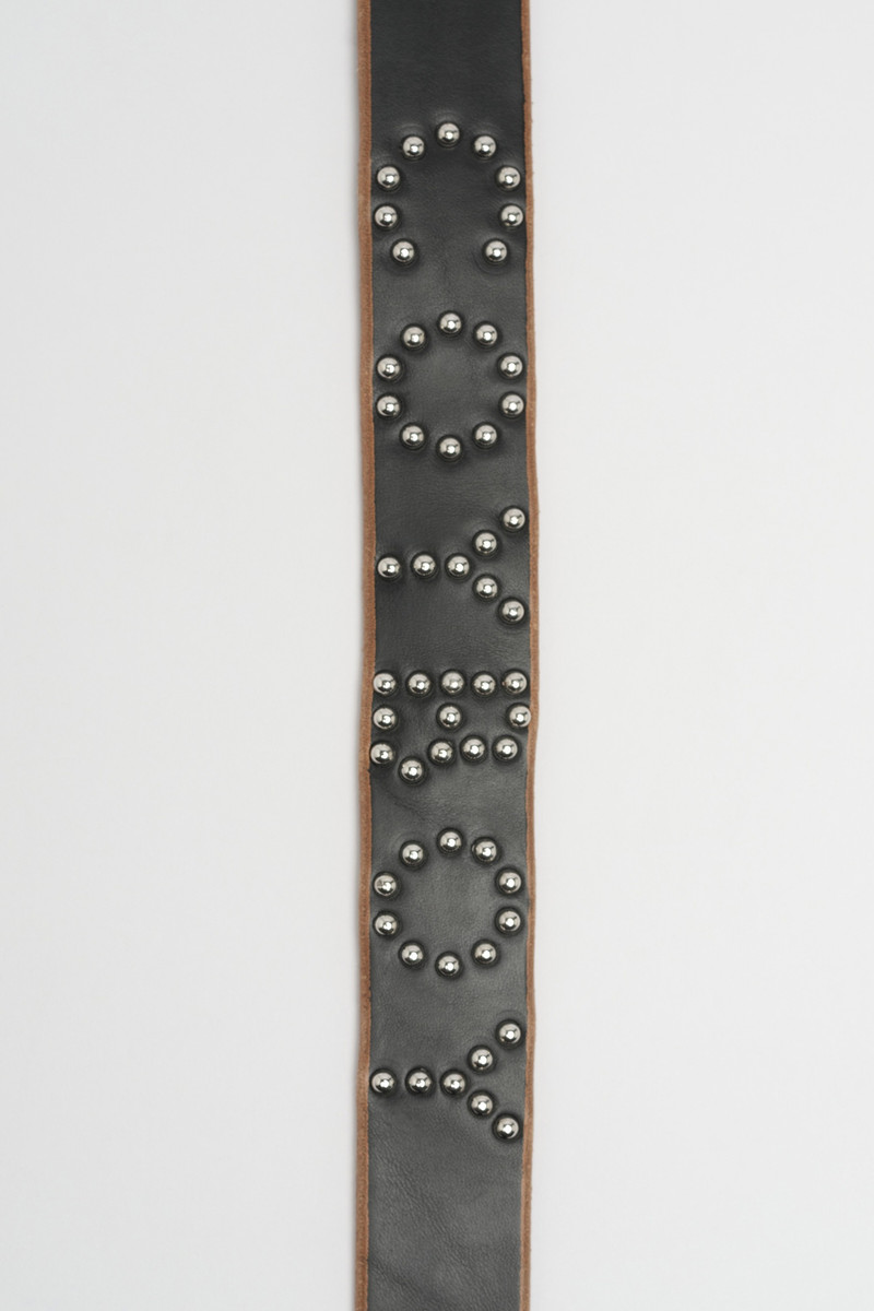 Our Legacy 3 Cm Coyboy Belt in Black Leather outlook