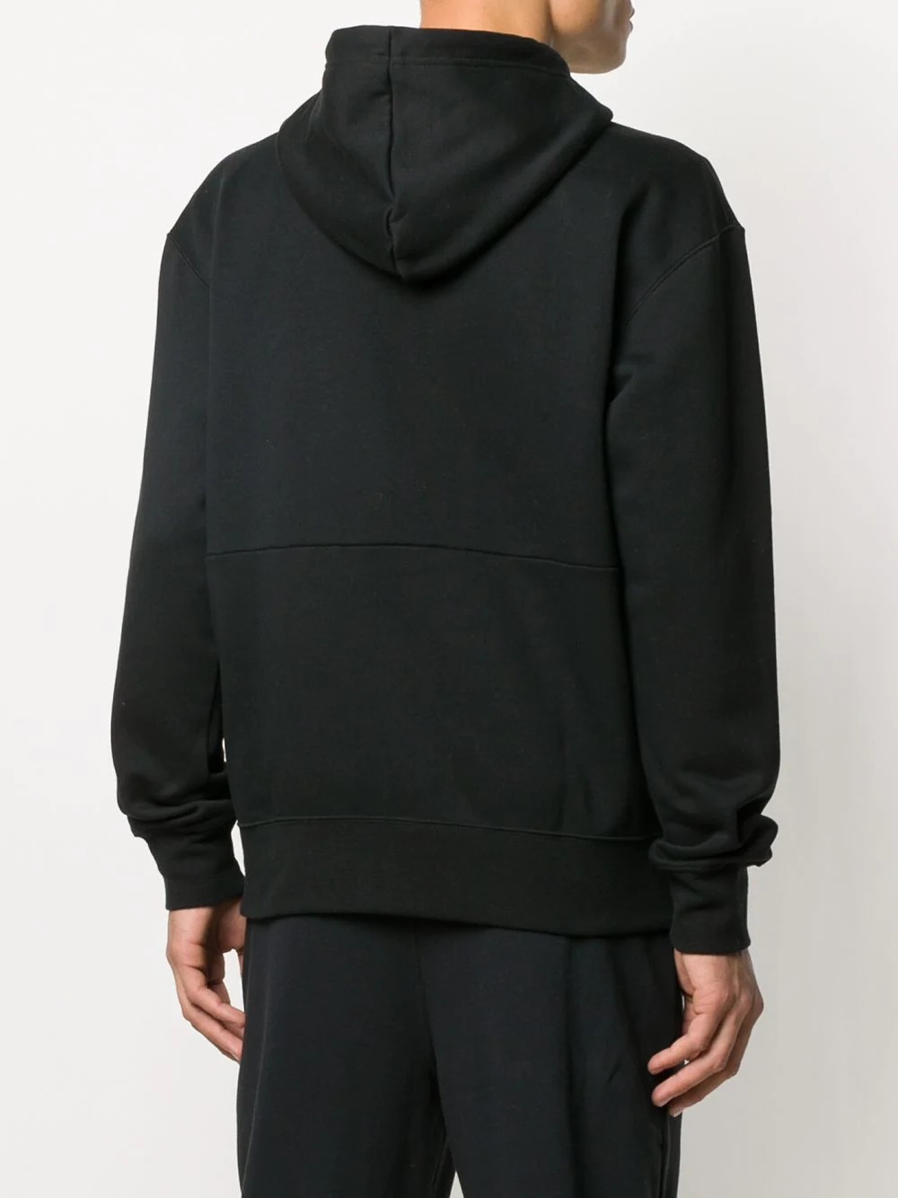 logo print zip-up hoodie - 4