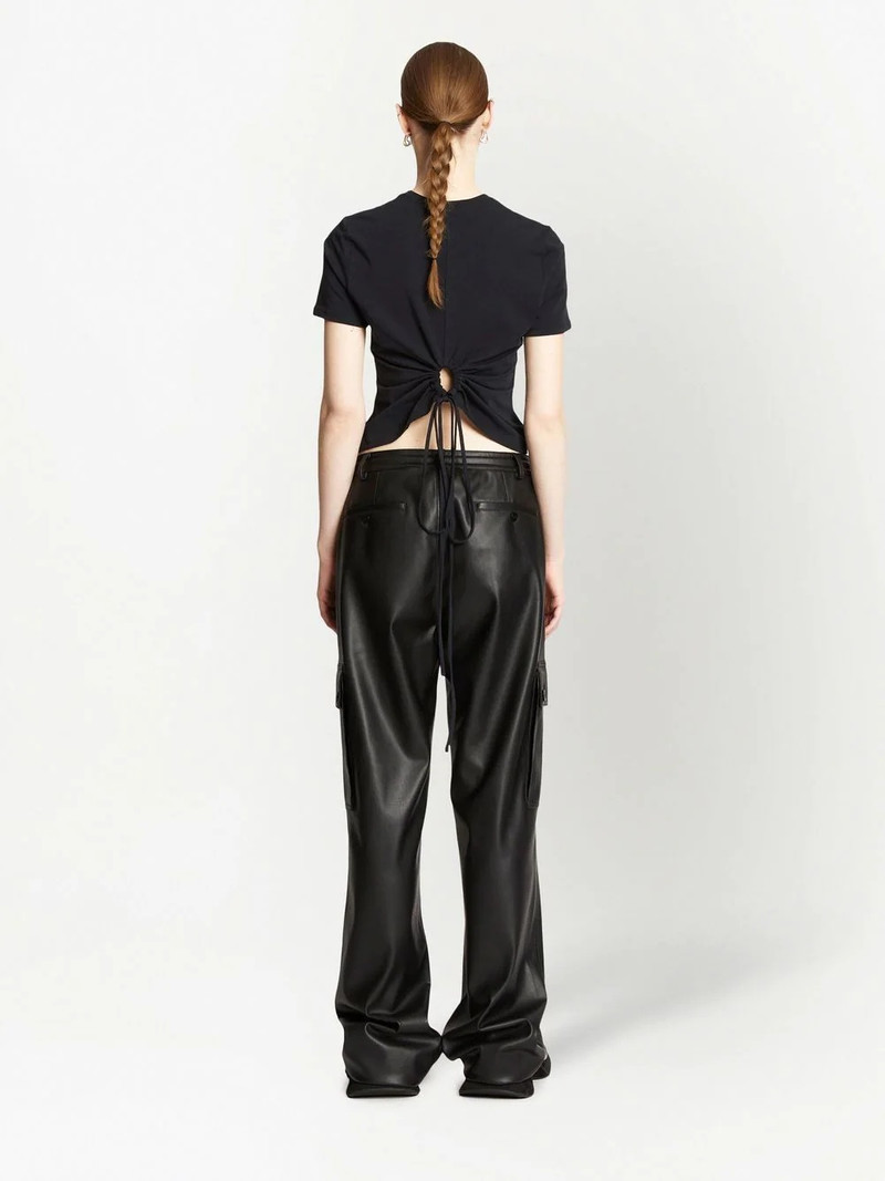 cut-out detailed T-shirt 4
