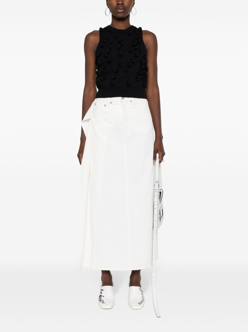 JW Anderson loop-detailing knitted tank top outlook