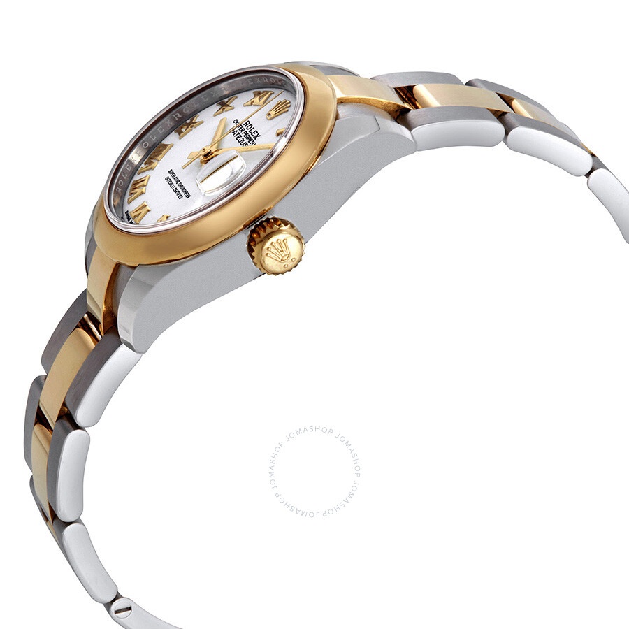 Rolex Lady-Datejust 28 Automatic White Dial Ladies Steel and 18kt Yellow Gold Oyster Watch 279163WRO - 2