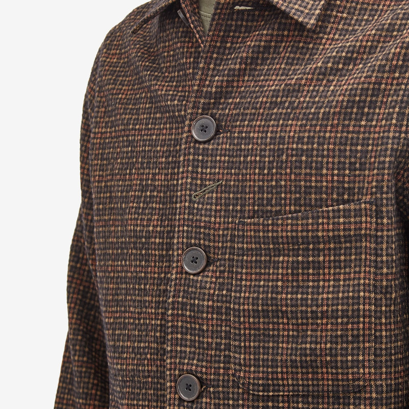 Universal Works Alburquerque Check Bakers Jacket 5