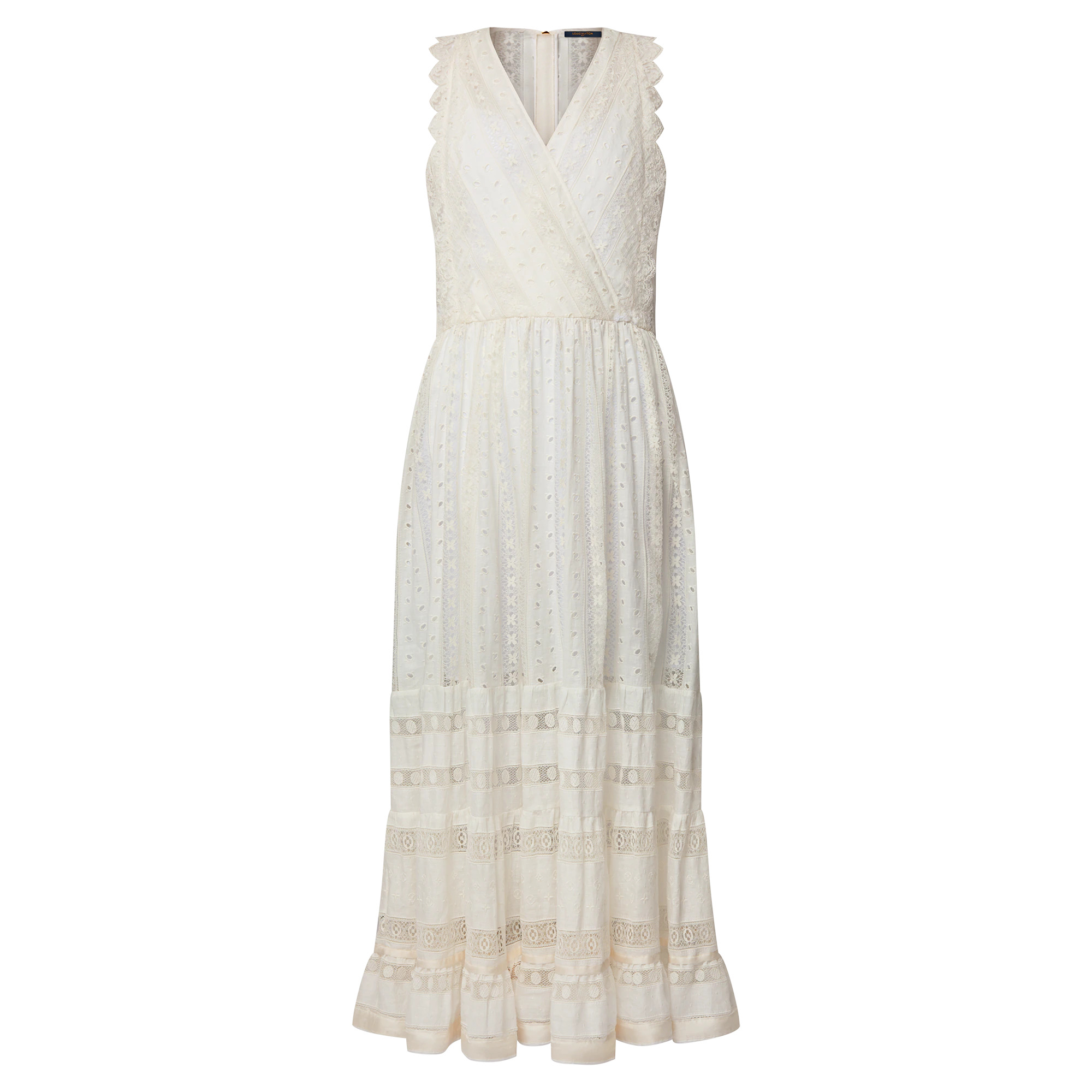 Broderie Anglaise Maxi Dress - 1
