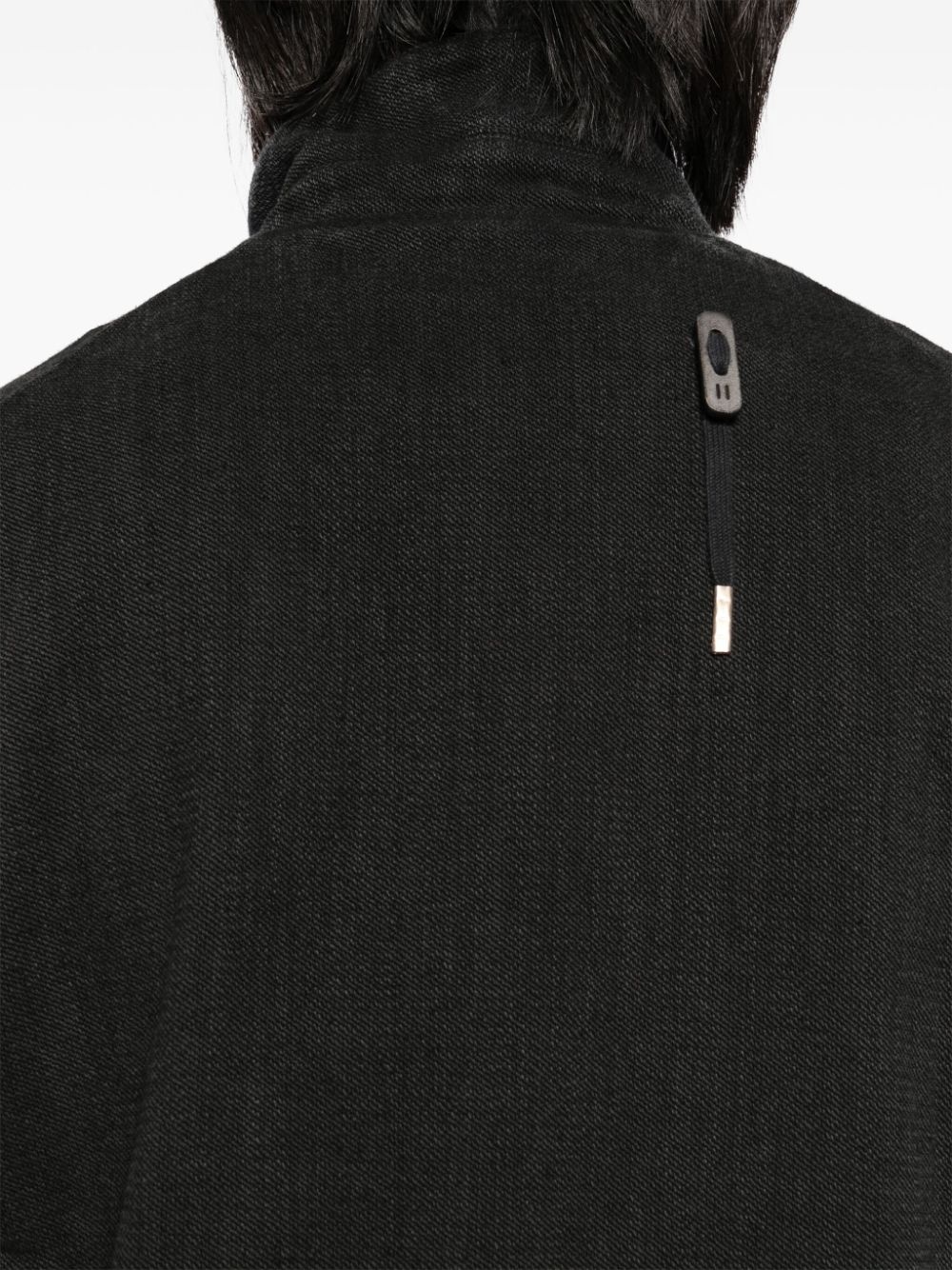 band-collar blazer - 5