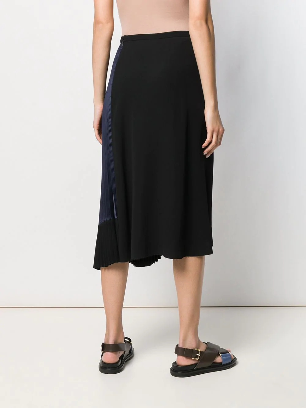 pleated draped skirt - 4