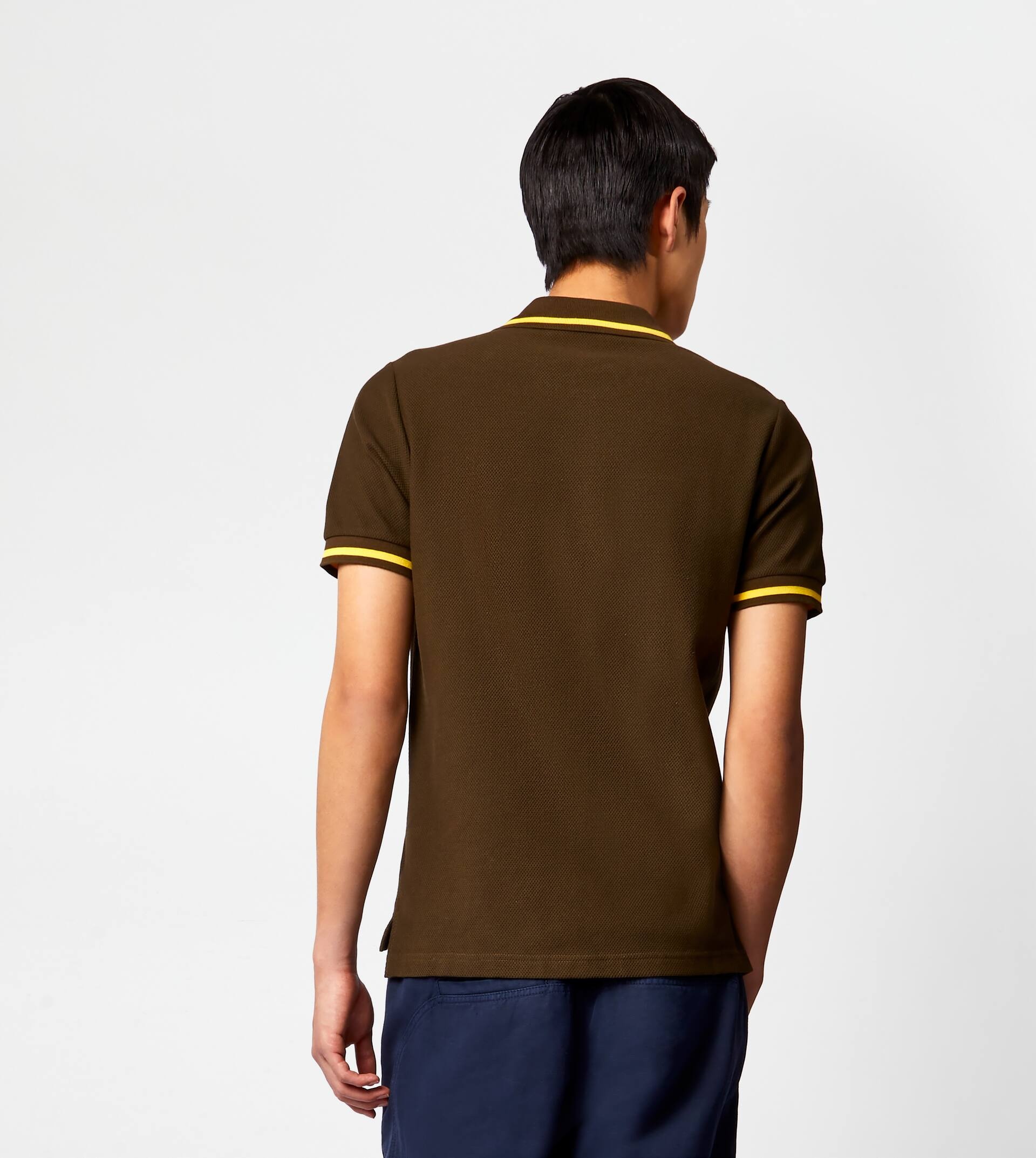 POLO SHIRT IN PIQUET - GREEN - 5