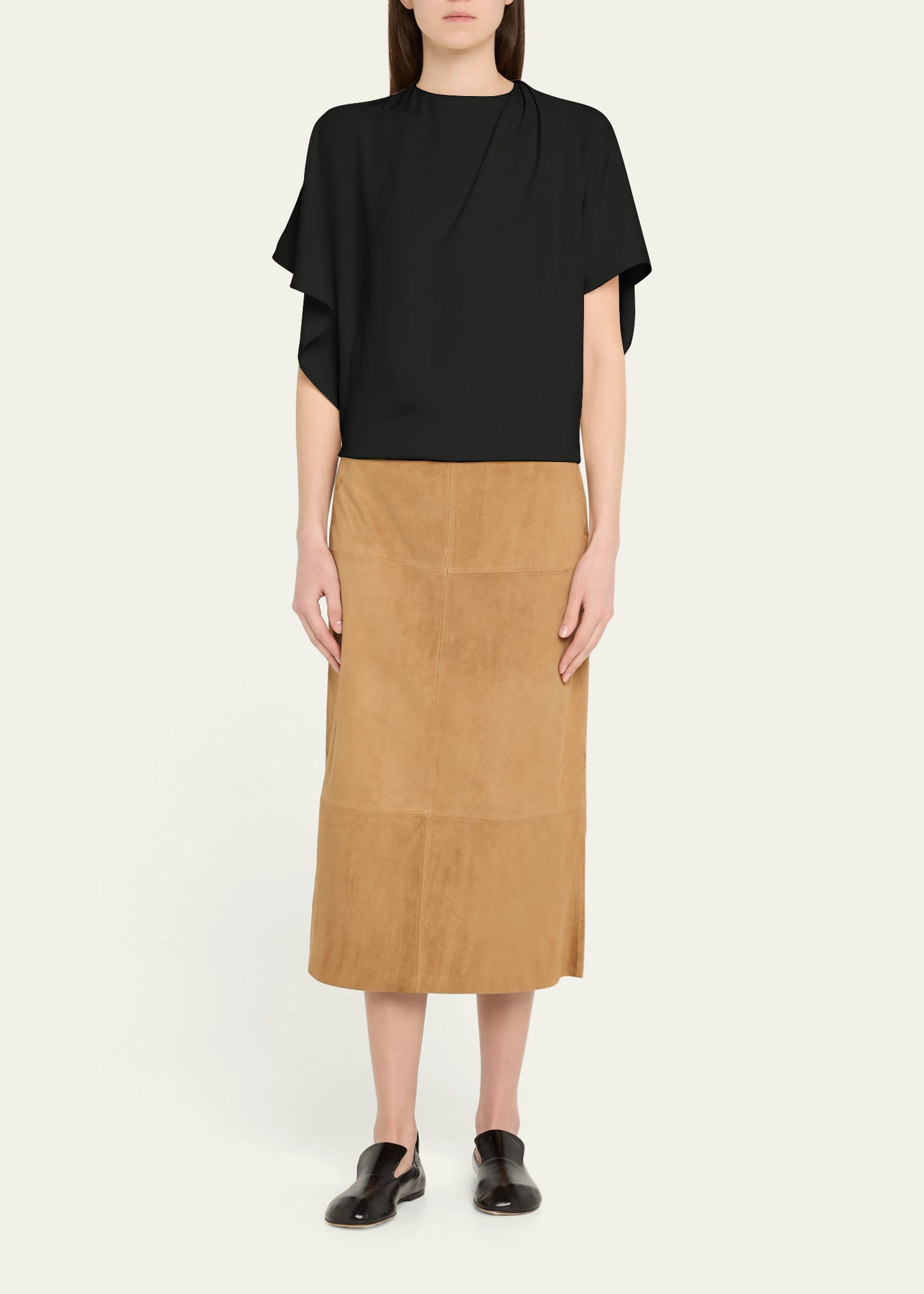 Etta Hammered Viscose Top - 2