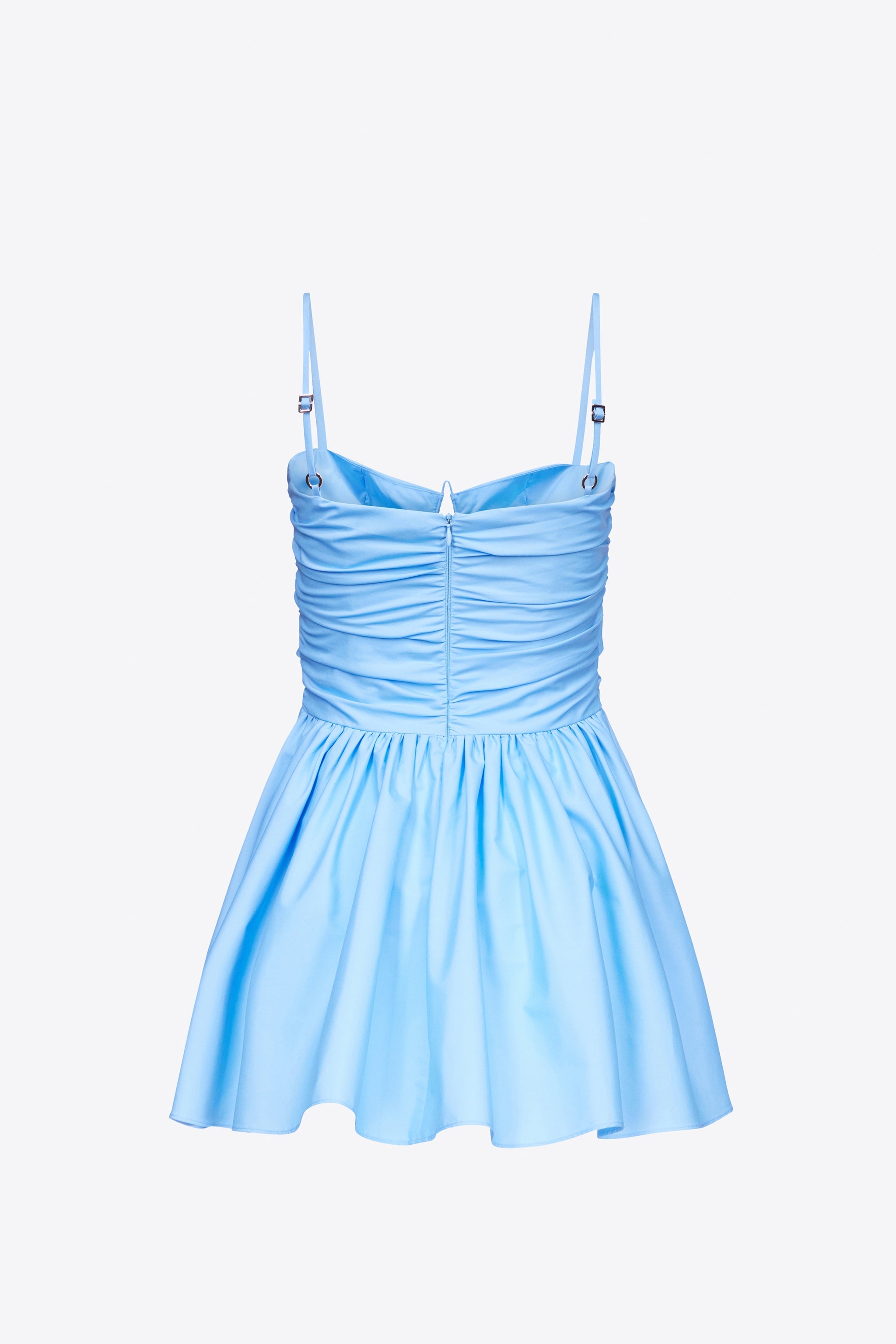 STAR CUTOUT POPLIN MINI DRESS - 2