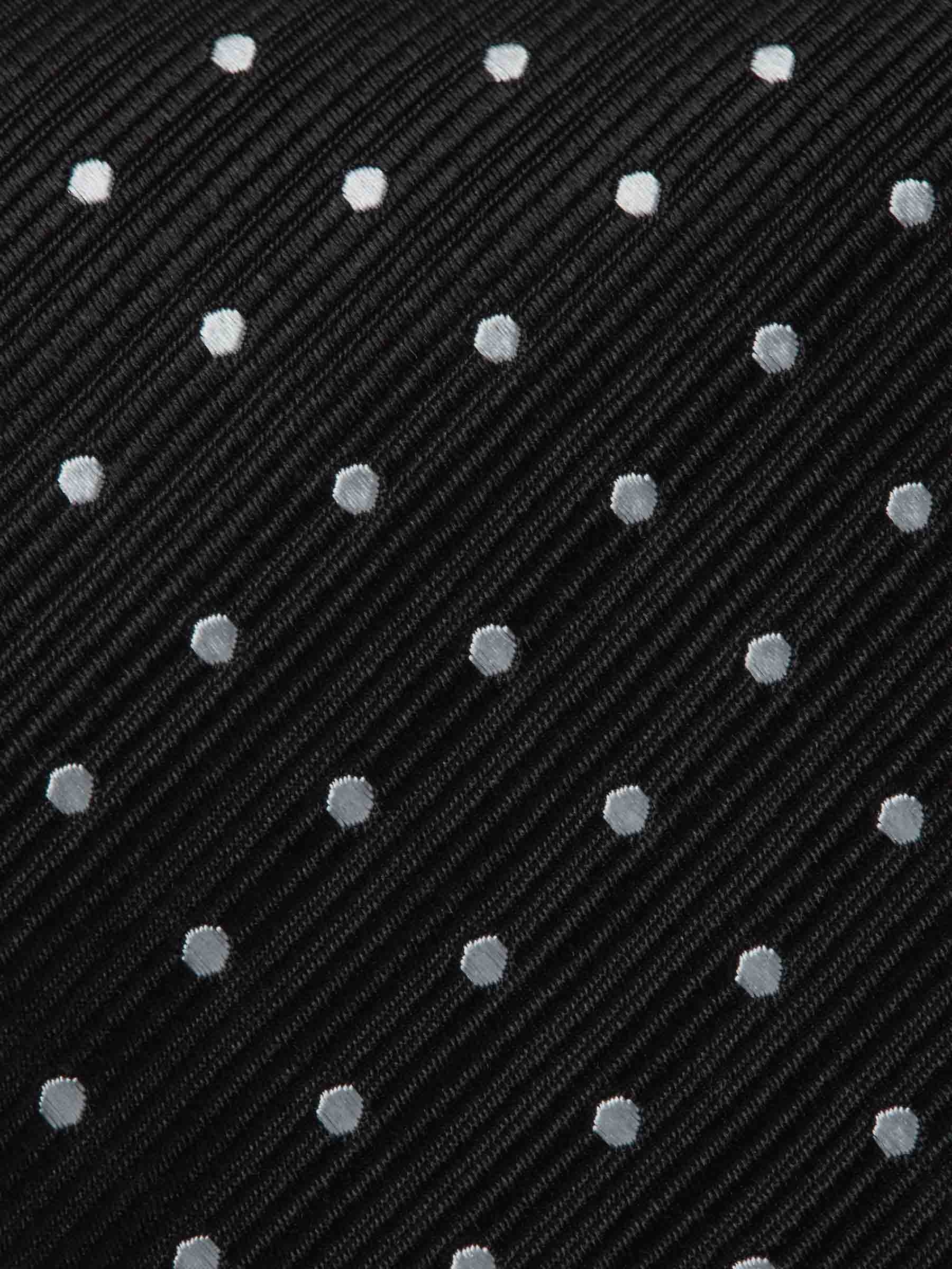 POLKA DOT SILK TIE - 3