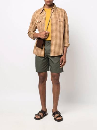 A.P.C. mid-rise cotton chino shorts outlook