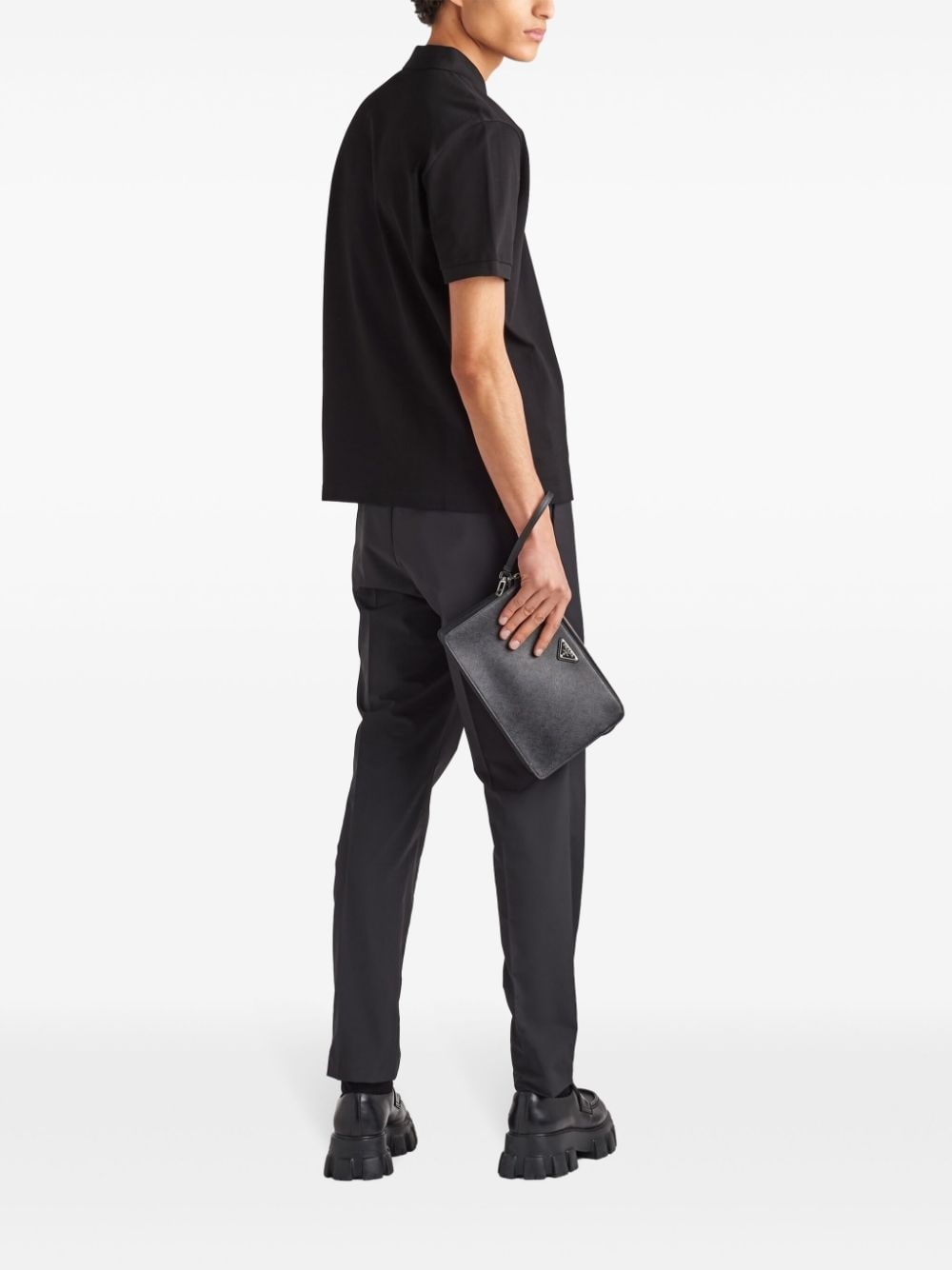 piqué short-sleeve polo shirt - 3