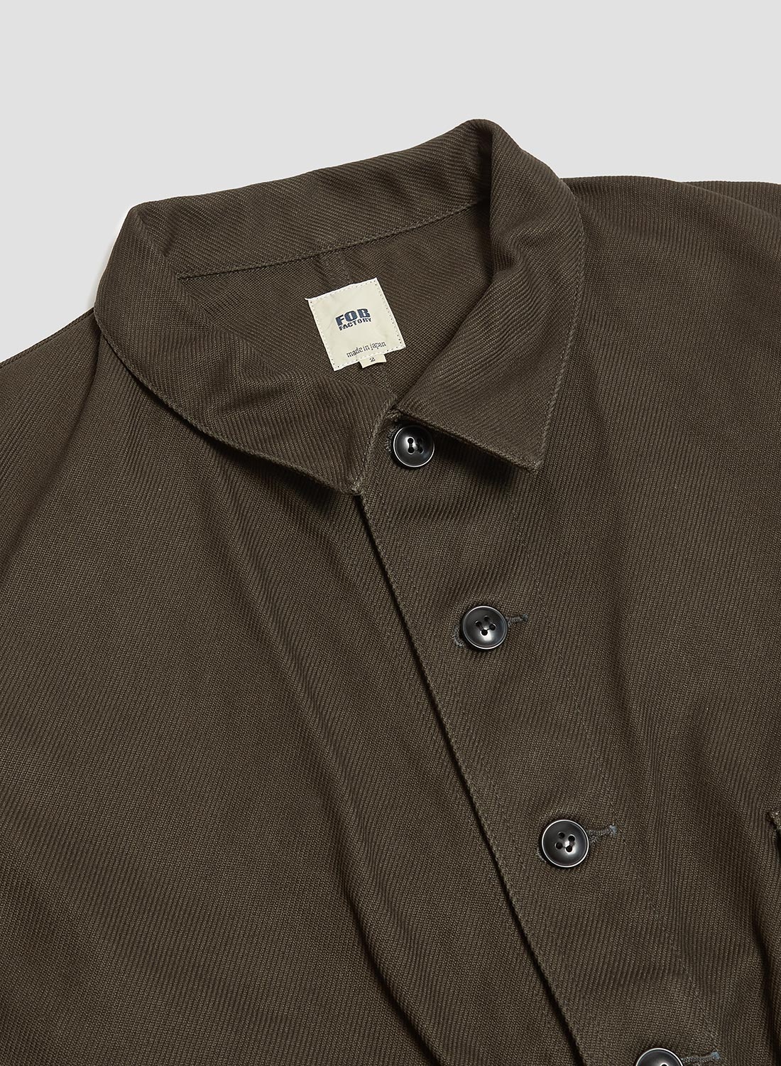 FOB Factory Hunting Jacket Washed Brown - 2