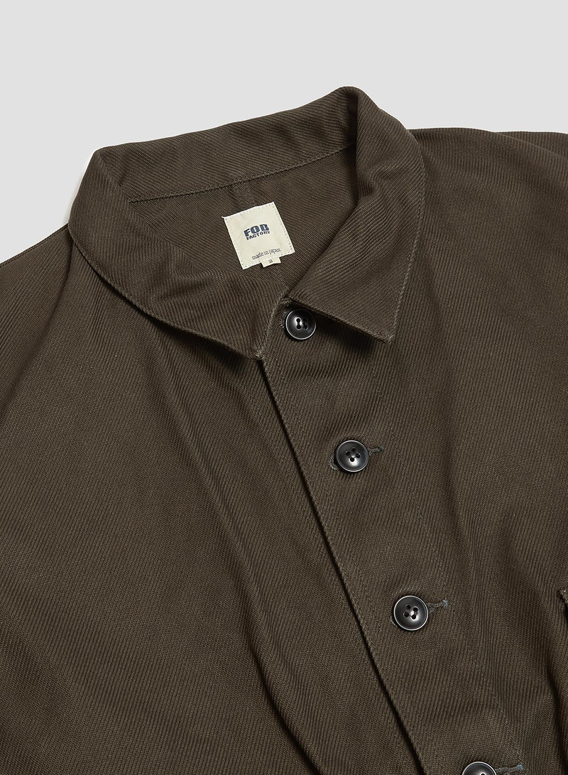 Nigel Cabourn FOB Factory Hunting Jacket Washed Brown outlook