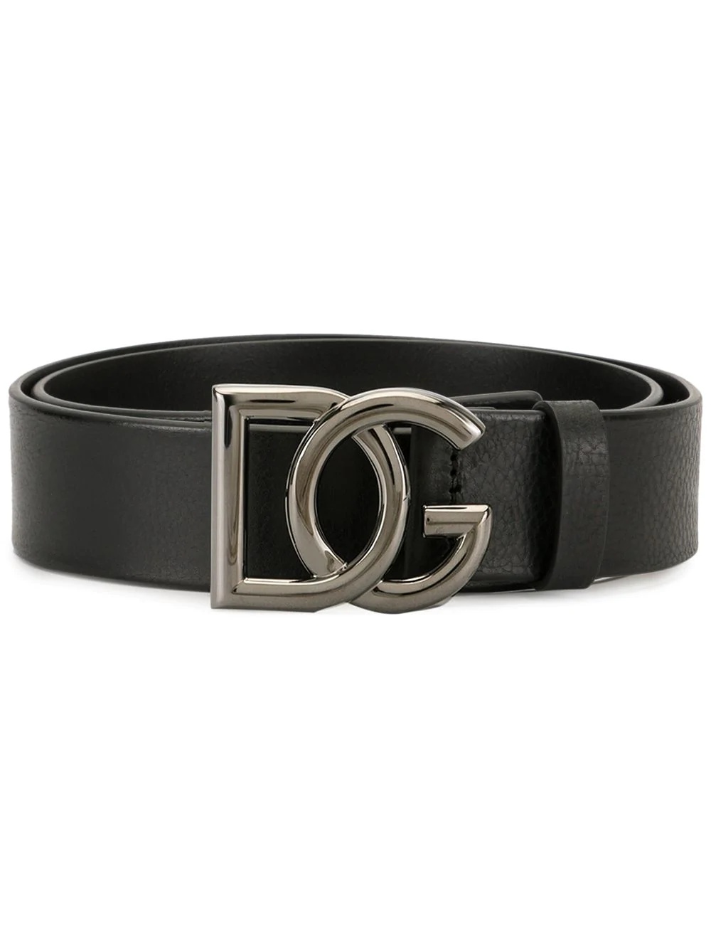 crossed DG logo buckle belt - 1