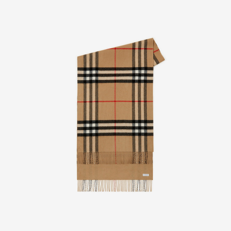 Reversible Check Cashmere Scarf 1
