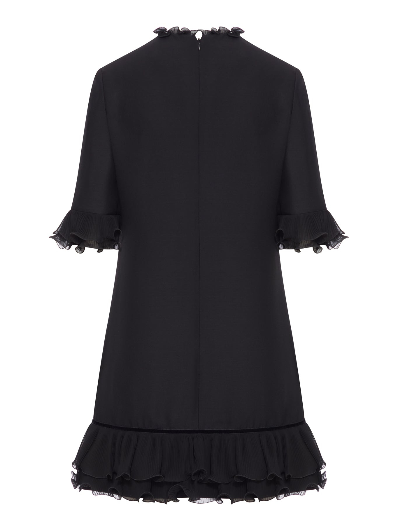 SHORT CREPE COUTURE DRESS - 2