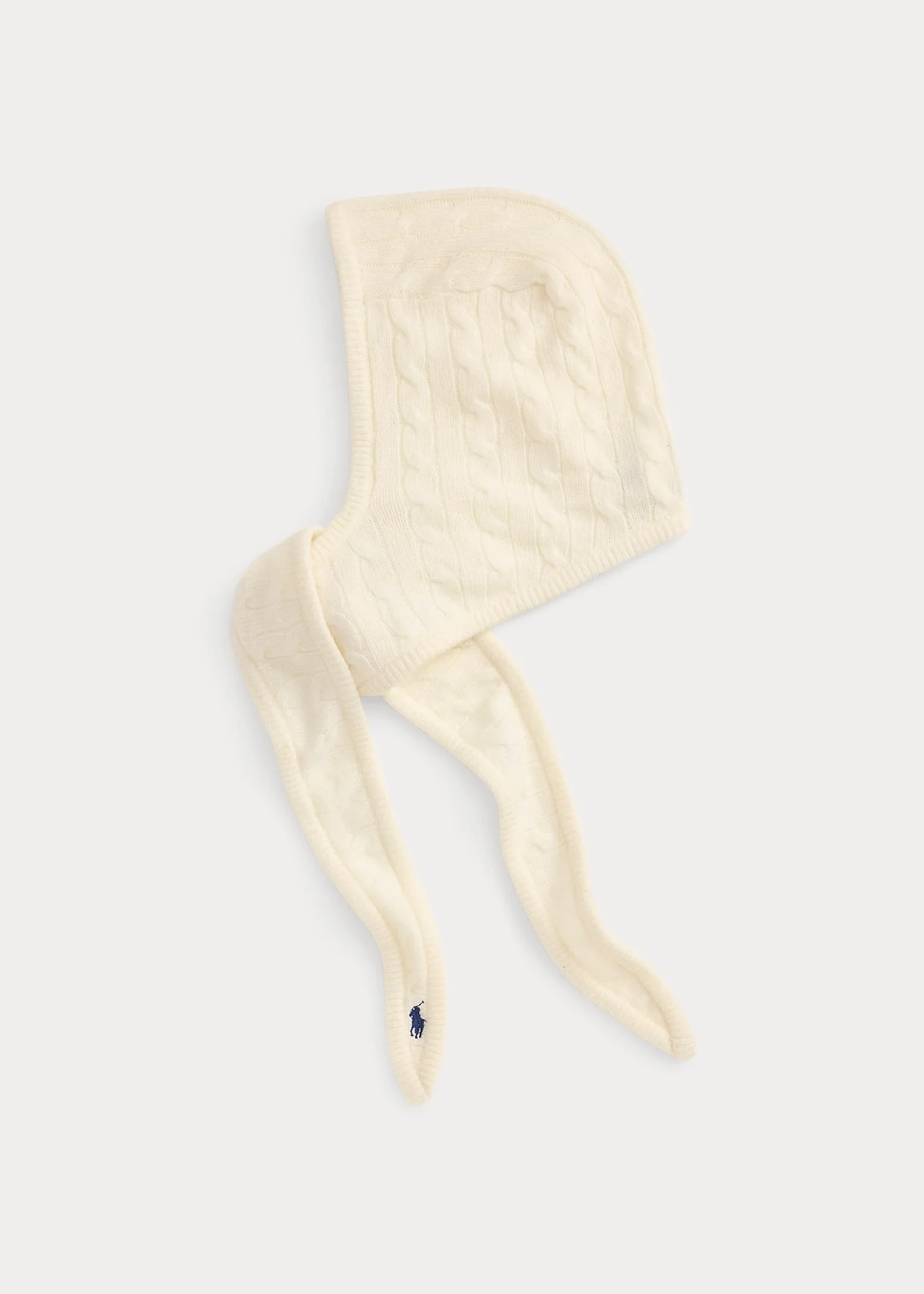 Cable-Knit Wool-Cashmere Wrap Snood - 1