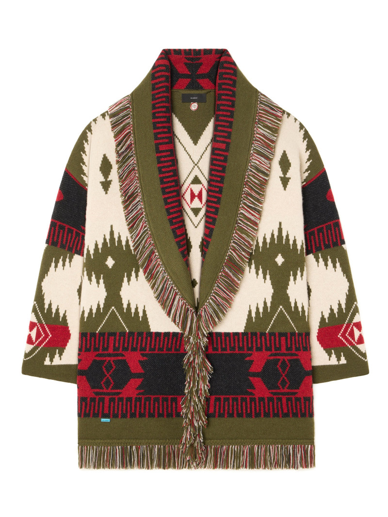 Alanui Icon Jacquard Cardigan outlook