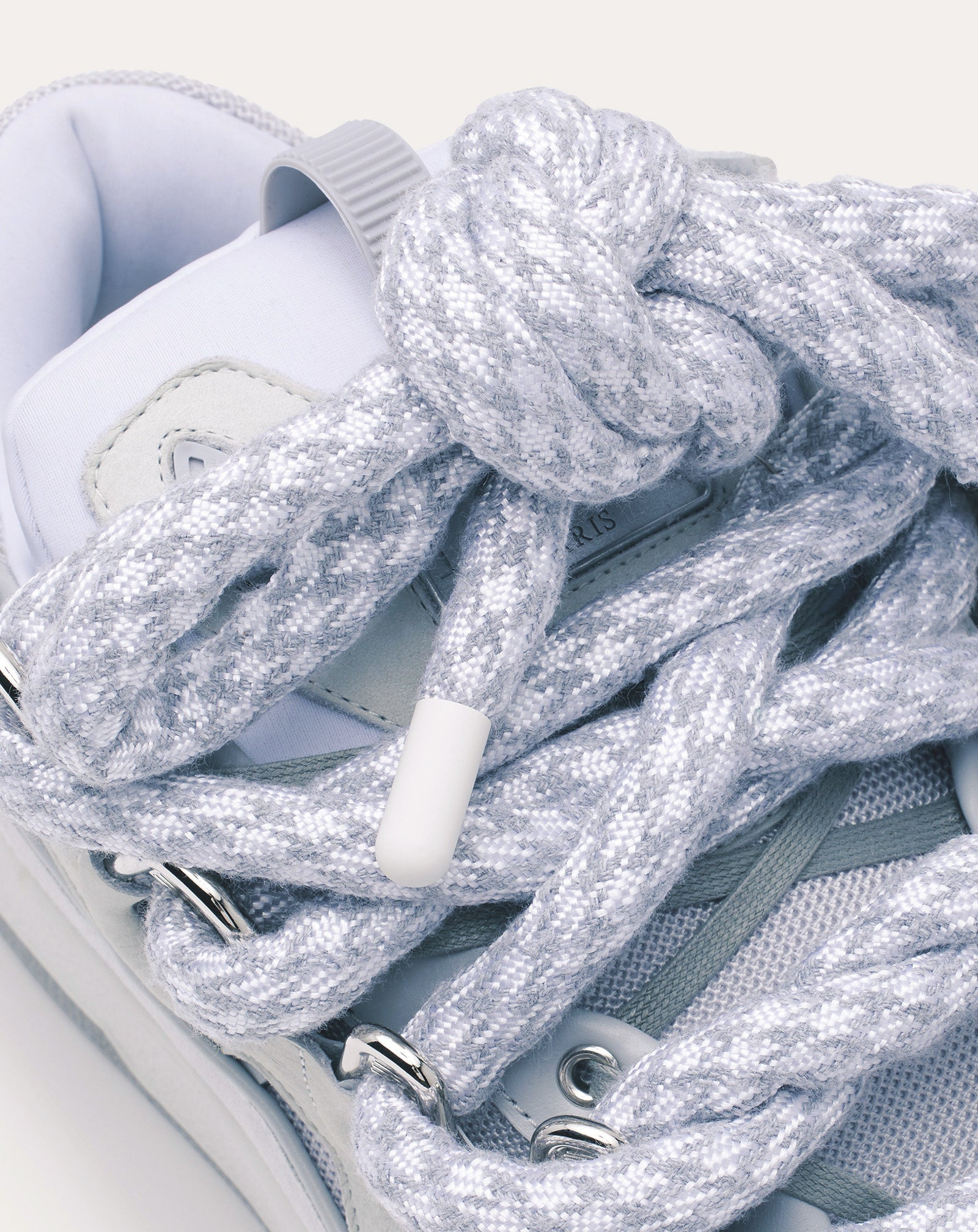 CURB SNEAKERS IN LEATHER WITH SNAKE LACES - 5