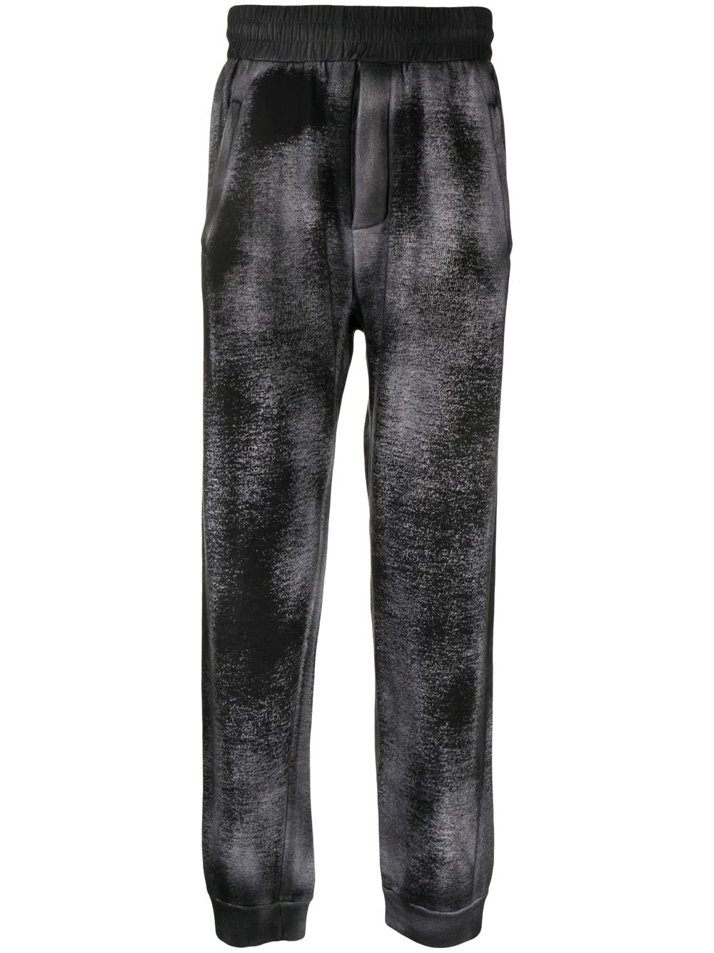 distressed fade-print track pants - 1