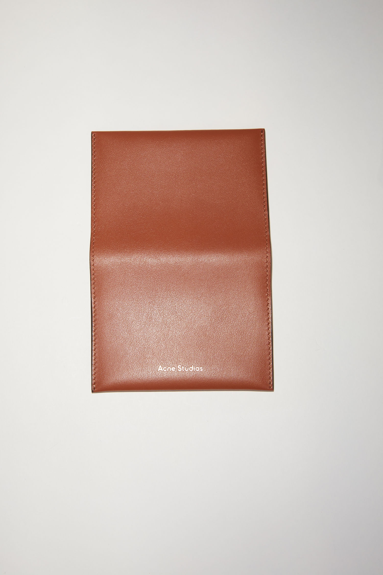 Bifold card holder - Almond brown - 3