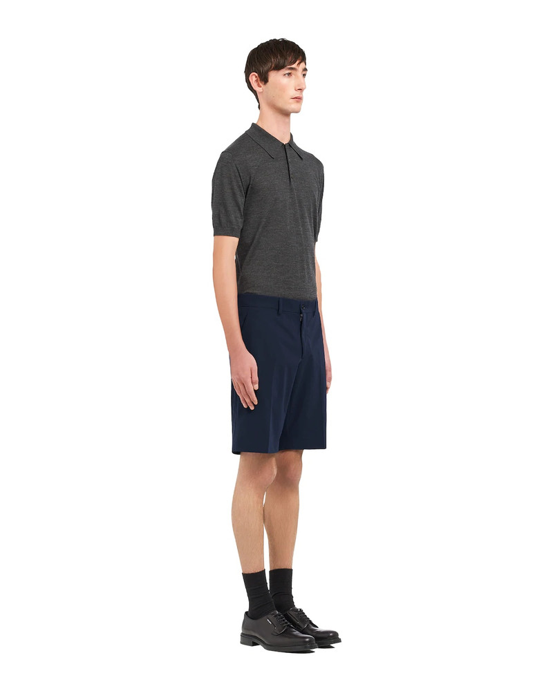 Stretch gabardine Bermudas 3