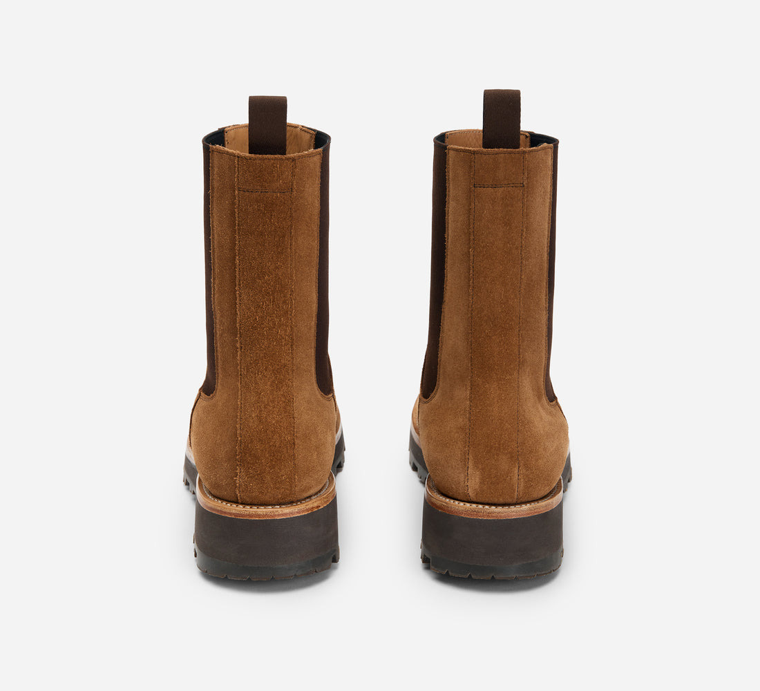 Lug Chelsea Boot - Snuff Suede - 3